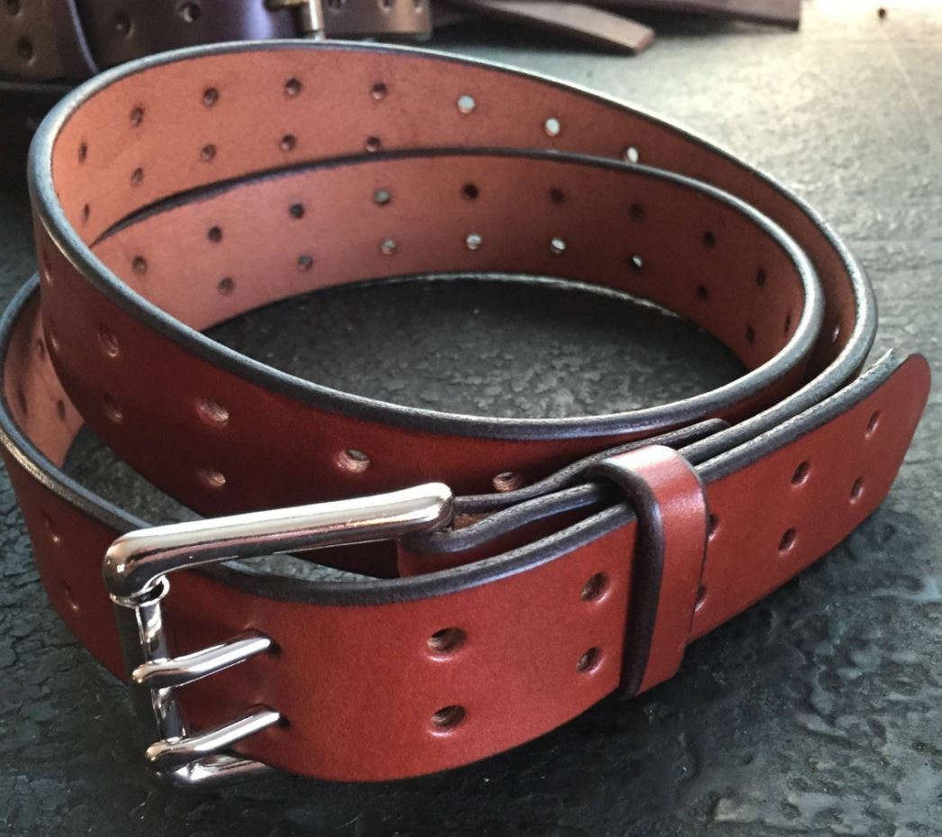 Amish Handmade Leather Gun Holster Dress Work Belt – Genuine Wickett & Craig USA