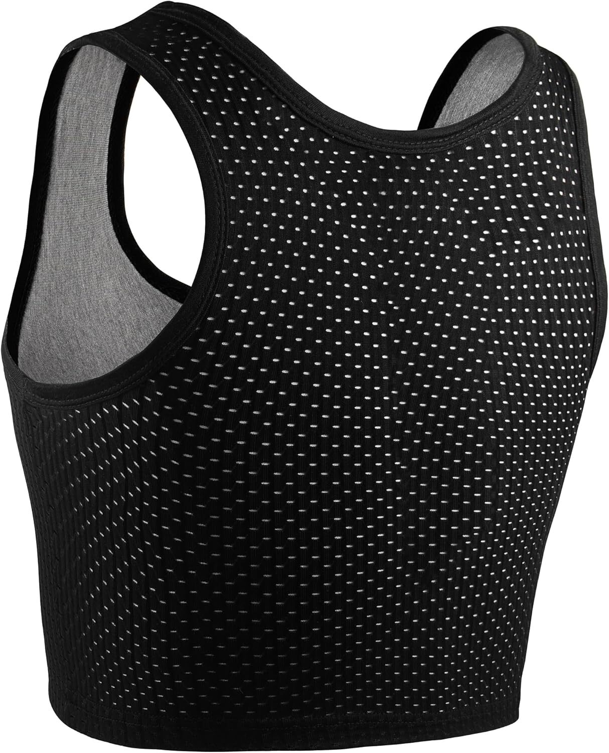 Chest Binder FTM Transgender Zip Up Binder Breathable Cool Fabric Tank Top