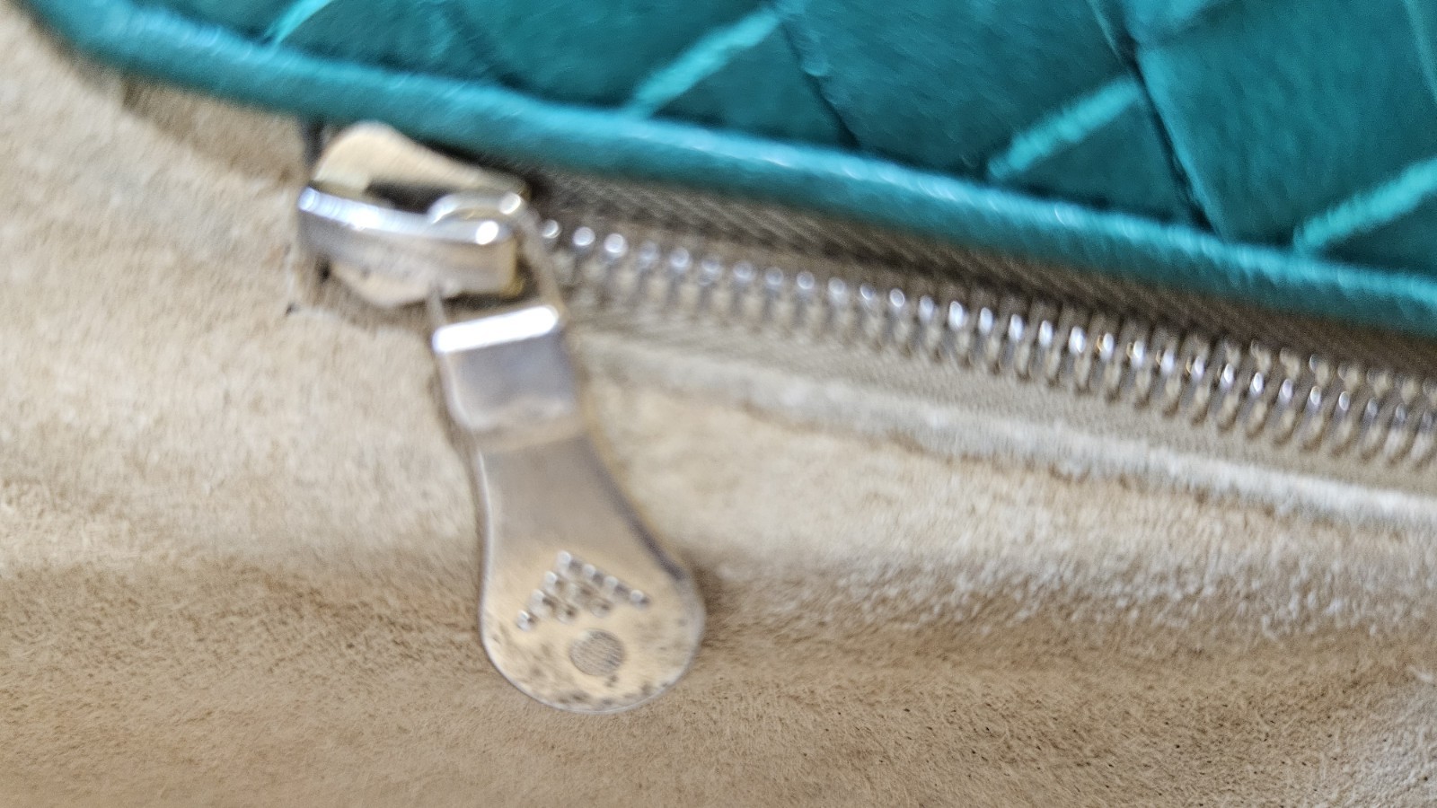 Vintage 90s Bottega Veneta Green Intrecciato Nappa Frame Bag