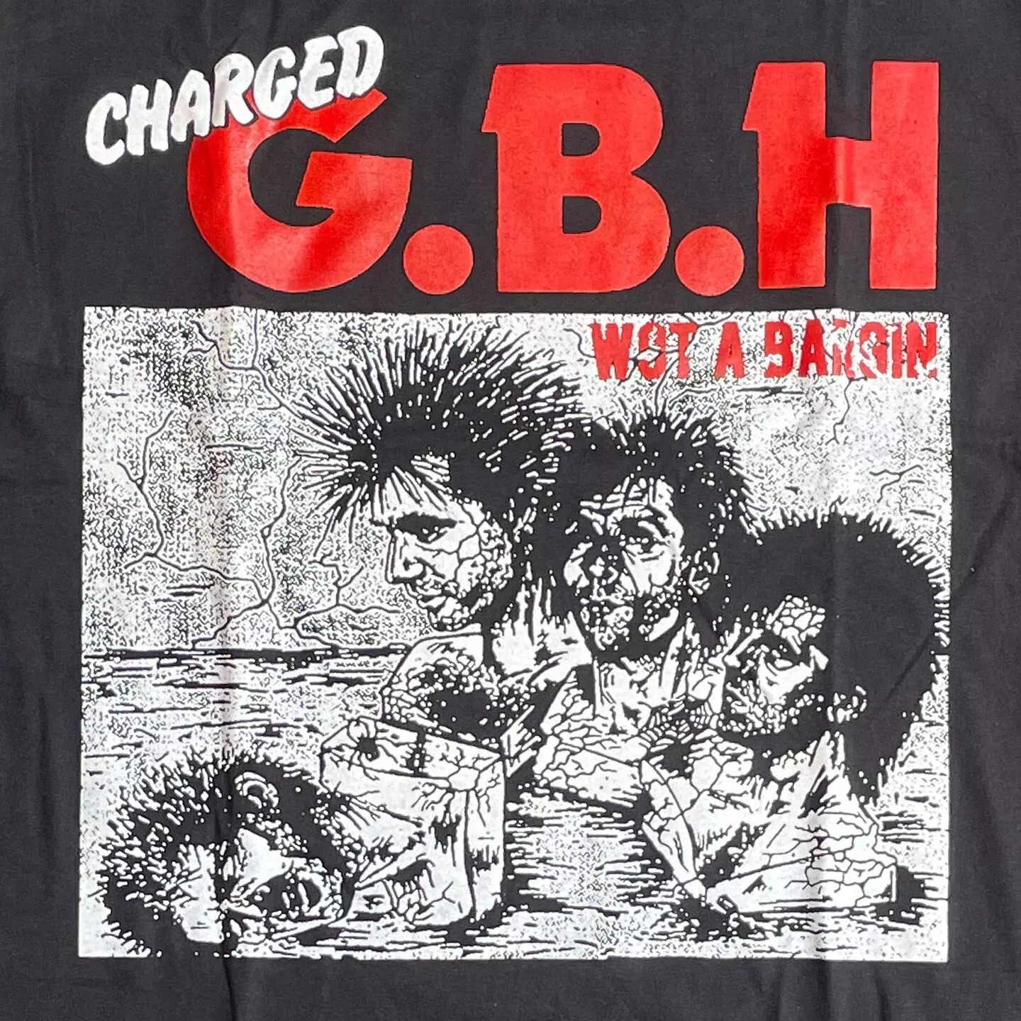 VIntage GBH Band Black Shirt Unisex Concert S to 5XL AR328