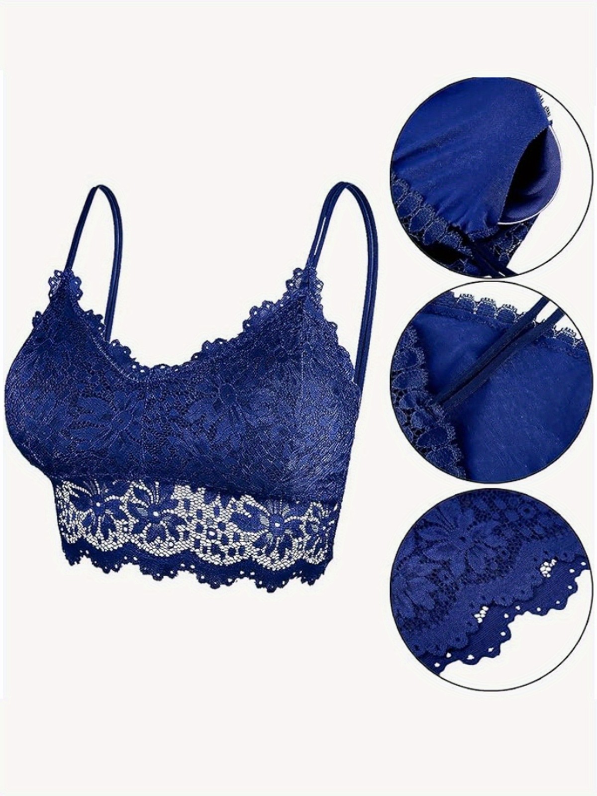 Women Push Up Bra Set Embroidery Bra Lace Panties Briefs Underwear 32-40abcd Cup