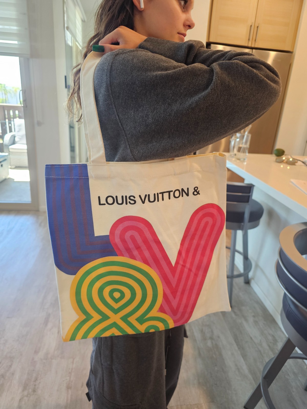 Louis Vuitton City Guide Exhibition Limited Canvas Tote Bag 2022 Shenzhen Ltd Ed