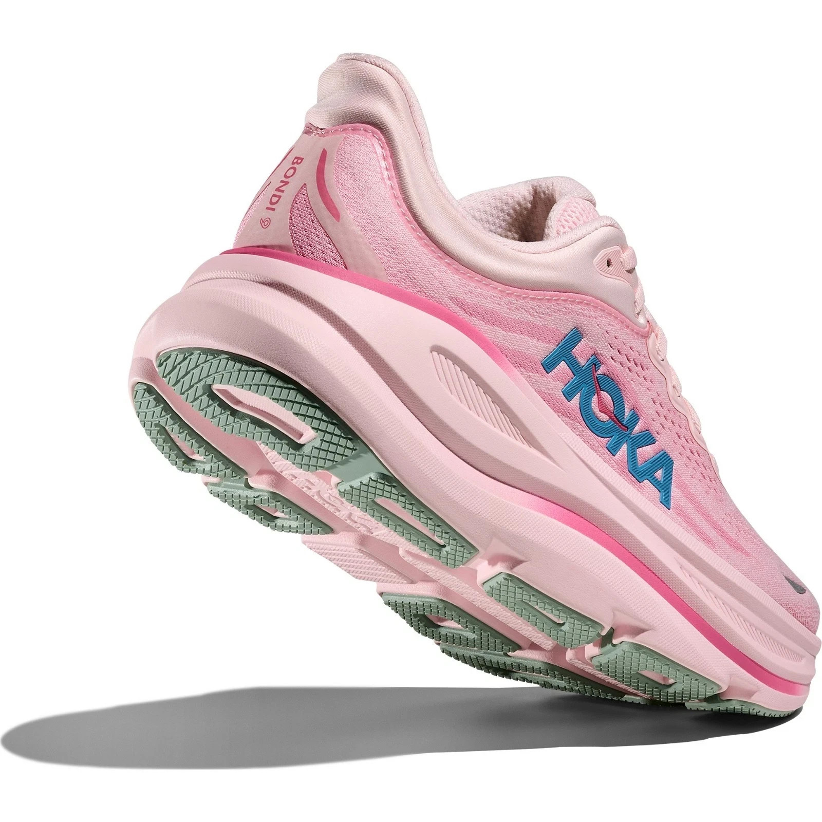 HOKA Bondi 9 Road-Running Shoes – Women’s,Color: Rose Tea-Petal, Brand New