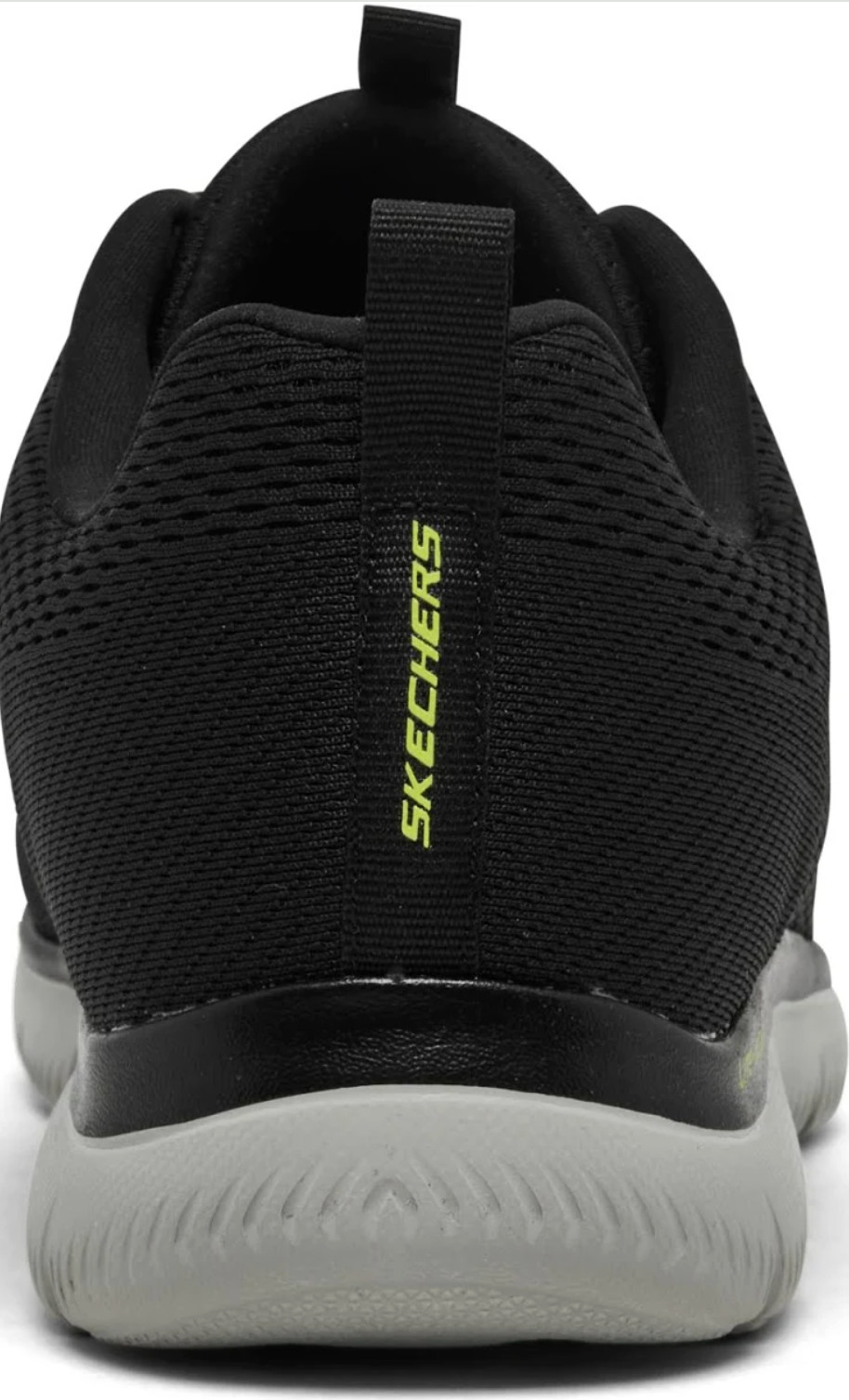 Skechers Summits Eckler 232963 Black Lime Men’s Athletic Shoes M Width