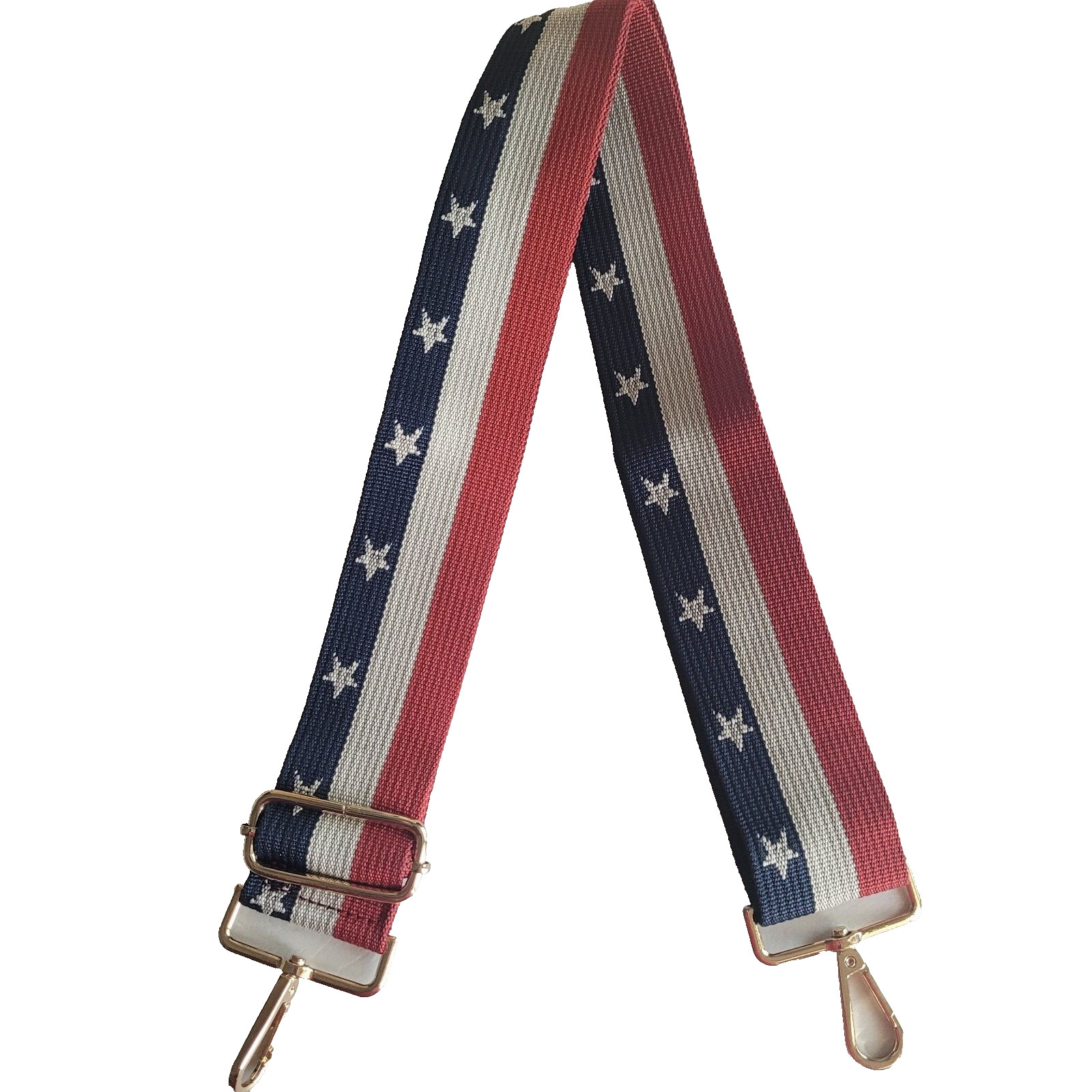 Adjustable Wide American FLAG Crossbody Strap Handbag Cell Phone Carry Lanyard