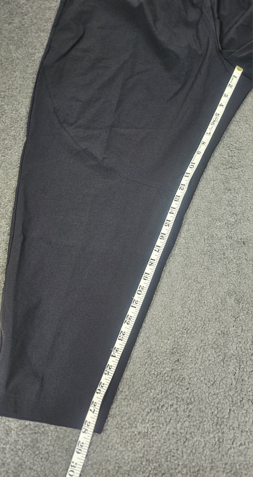 Men’s Jogger Pants 48X28 4XB Tek Gear Black Nylon Spandex Stretch Pull On