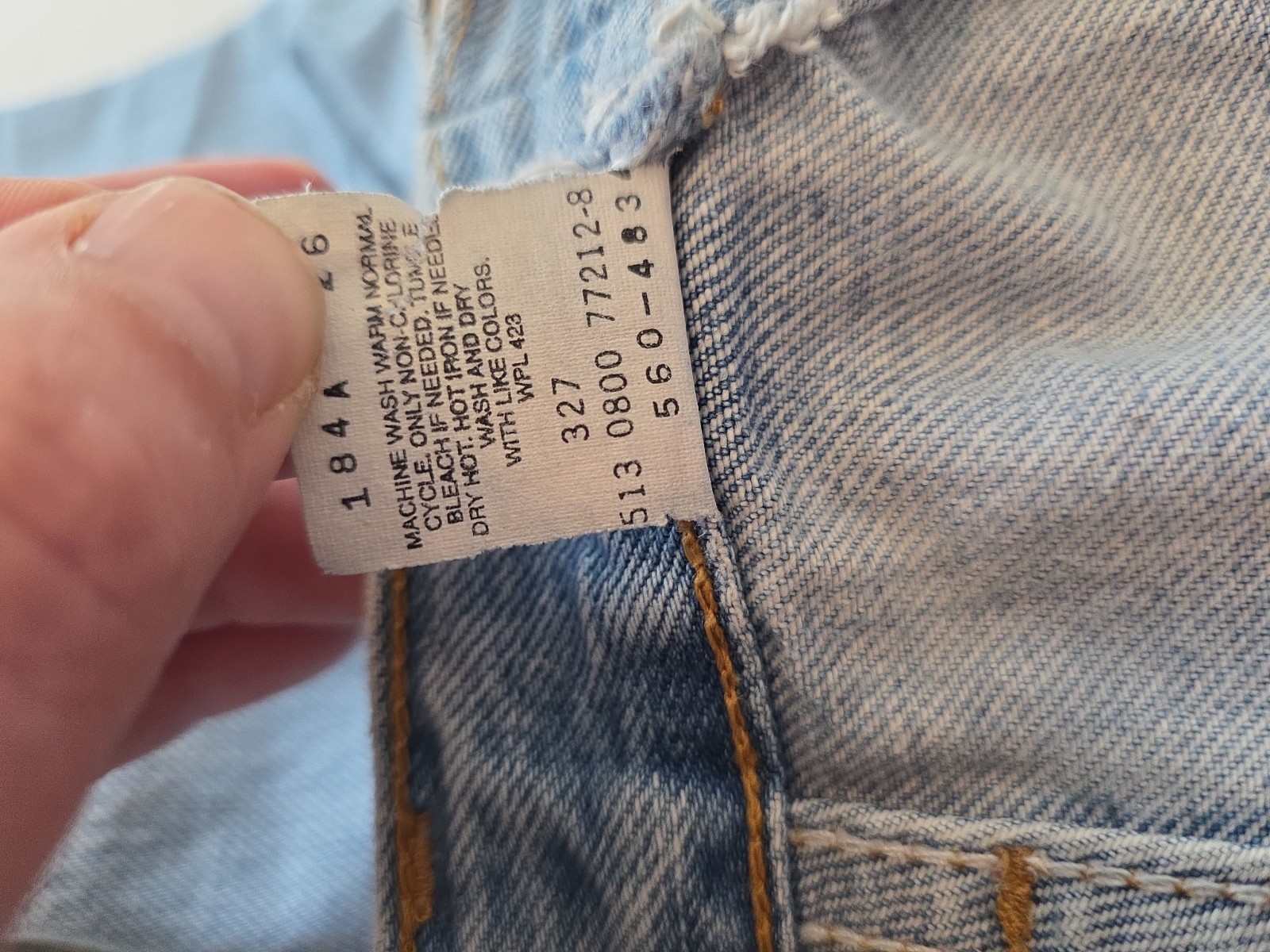 Vintage Levis 560 Jeans Mens 38×32 Comfort Loose Light Wash