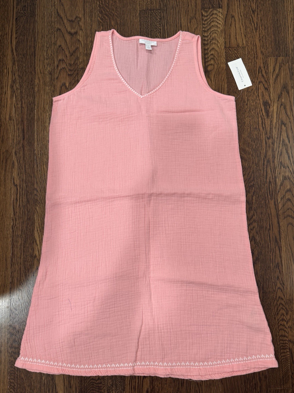 Charter Club Women’s Pink Sleeveless Night Gown