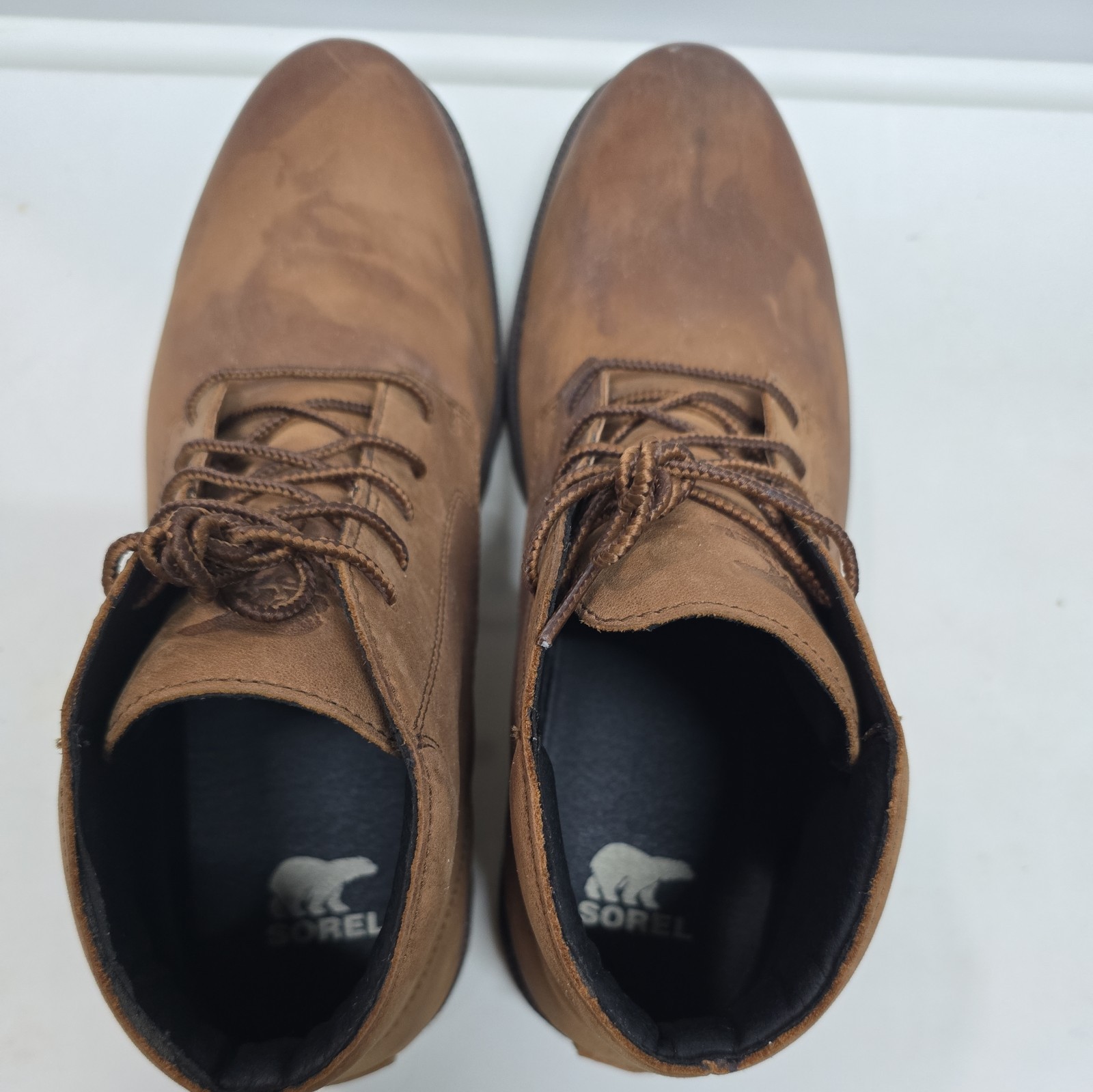 Sorel Mens Madson II Boot Size 12 Brown Waterproof Lace Up Chukka Lug Sole
