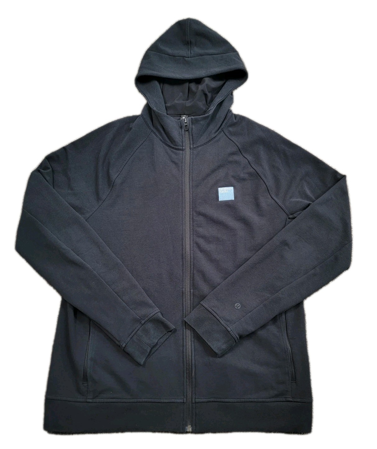 Lululemon Hoodie Goldman Sachs Logo Wallstreet Black Full Zip Men Large