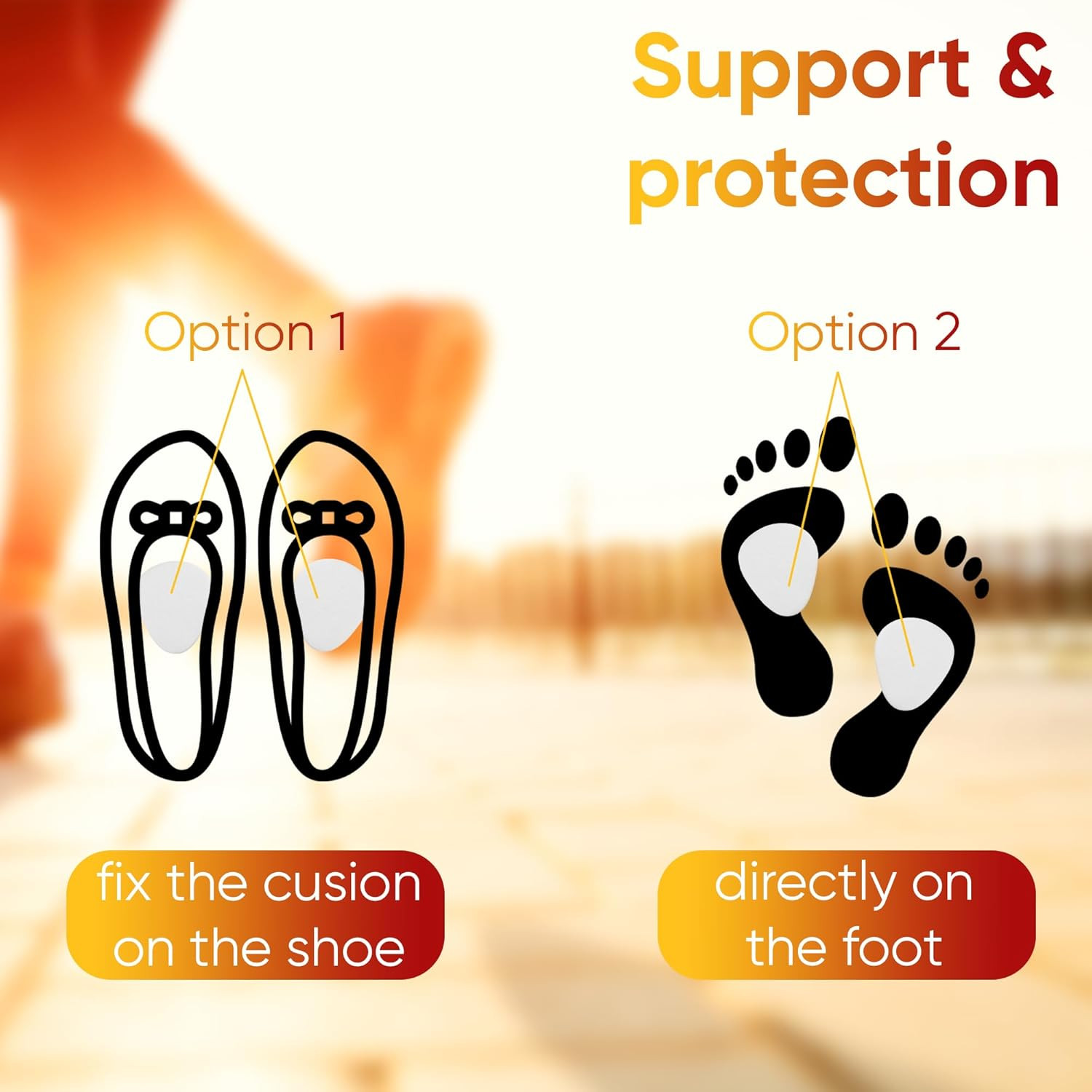 Homergy Metatarsal Pads for Women and Men – 12 Piece, 1/4” Thick, Ball of Foot