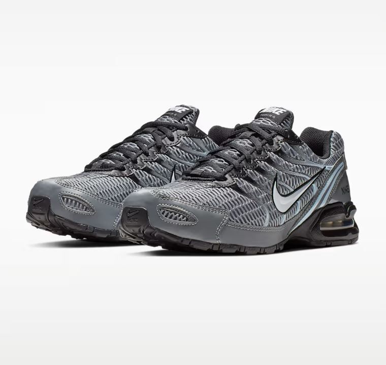 Nike Men’s Max Torch 4 343846-012 Grey Black Athletic Running Shoes