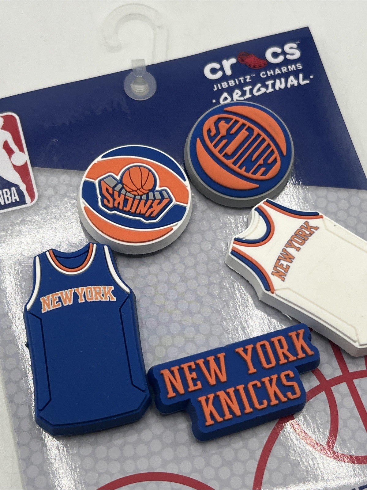New Original Jibbitz Crocs Charm: Uniquely You NBA New York Knicks 5 pcs.