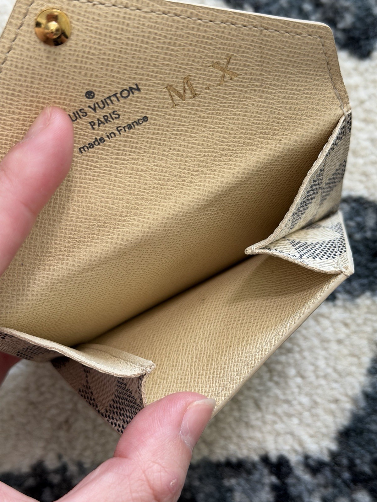 Louis Vuitton Damier Azur Portfolio compact Wallet