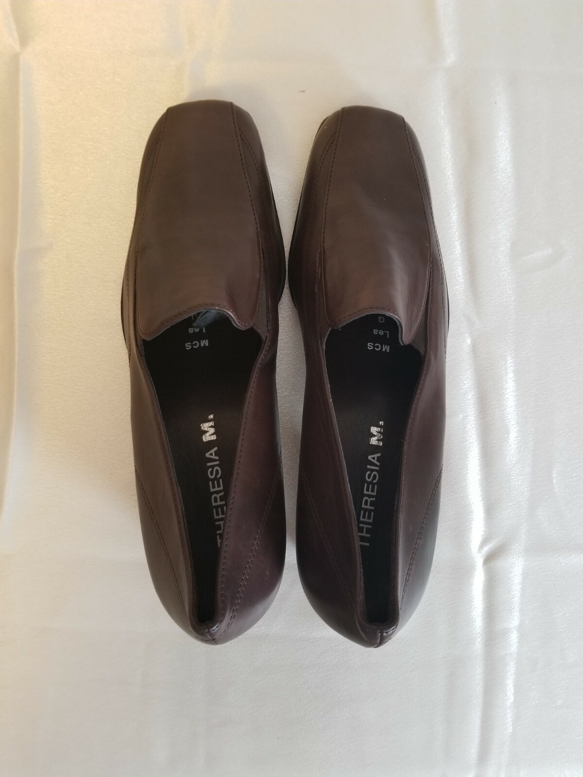 Theresia M “Nancy” Brown Leather Women Shoes. Size US 6.5, Euro 37.5, UK 4.5
