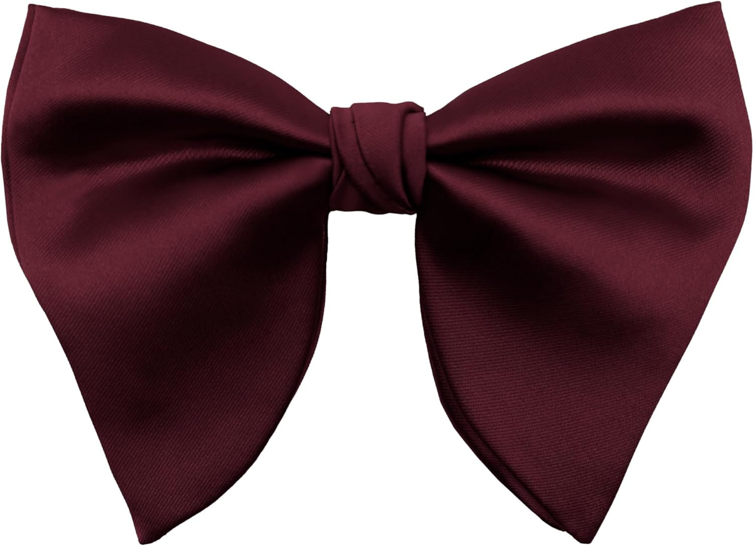 Black Bow Ties for Men Solid Color Pre-Tied Adjustable Bowtie Clip on Bow Tie Fo