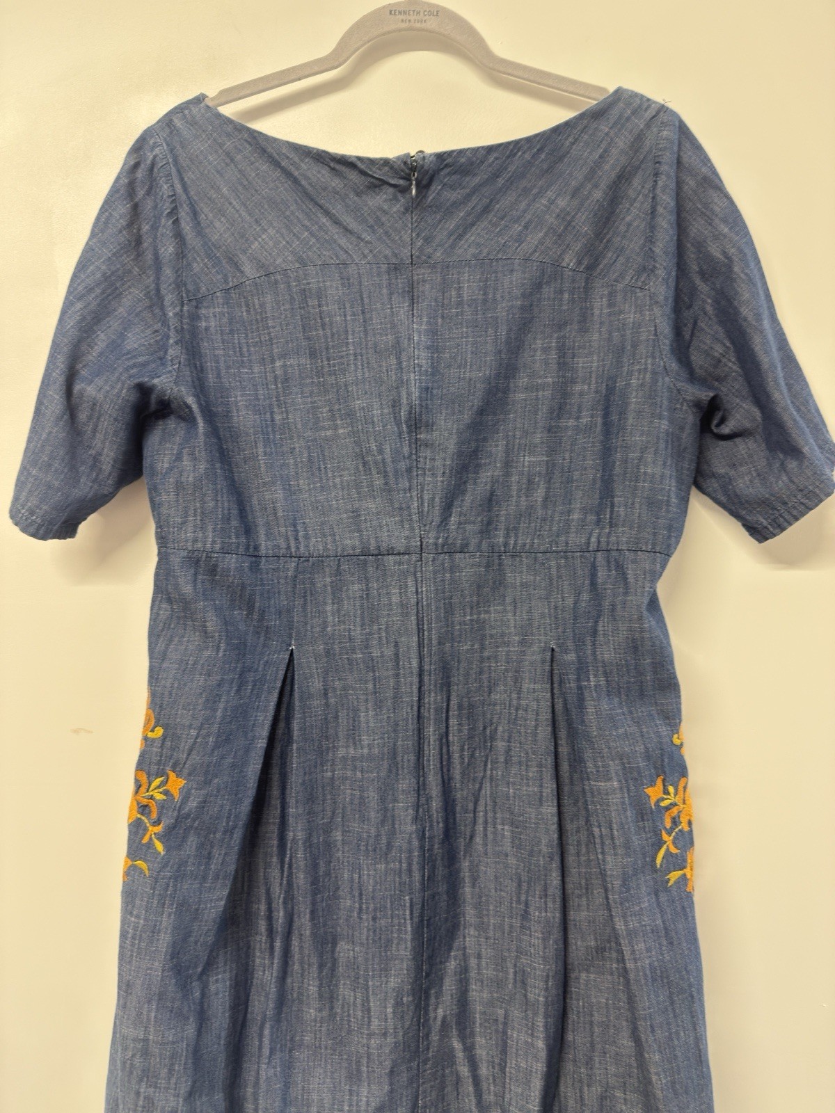 Wayward Fancies eShakti Embroidered Dress Size 18W -1X 100% Cotton #53
