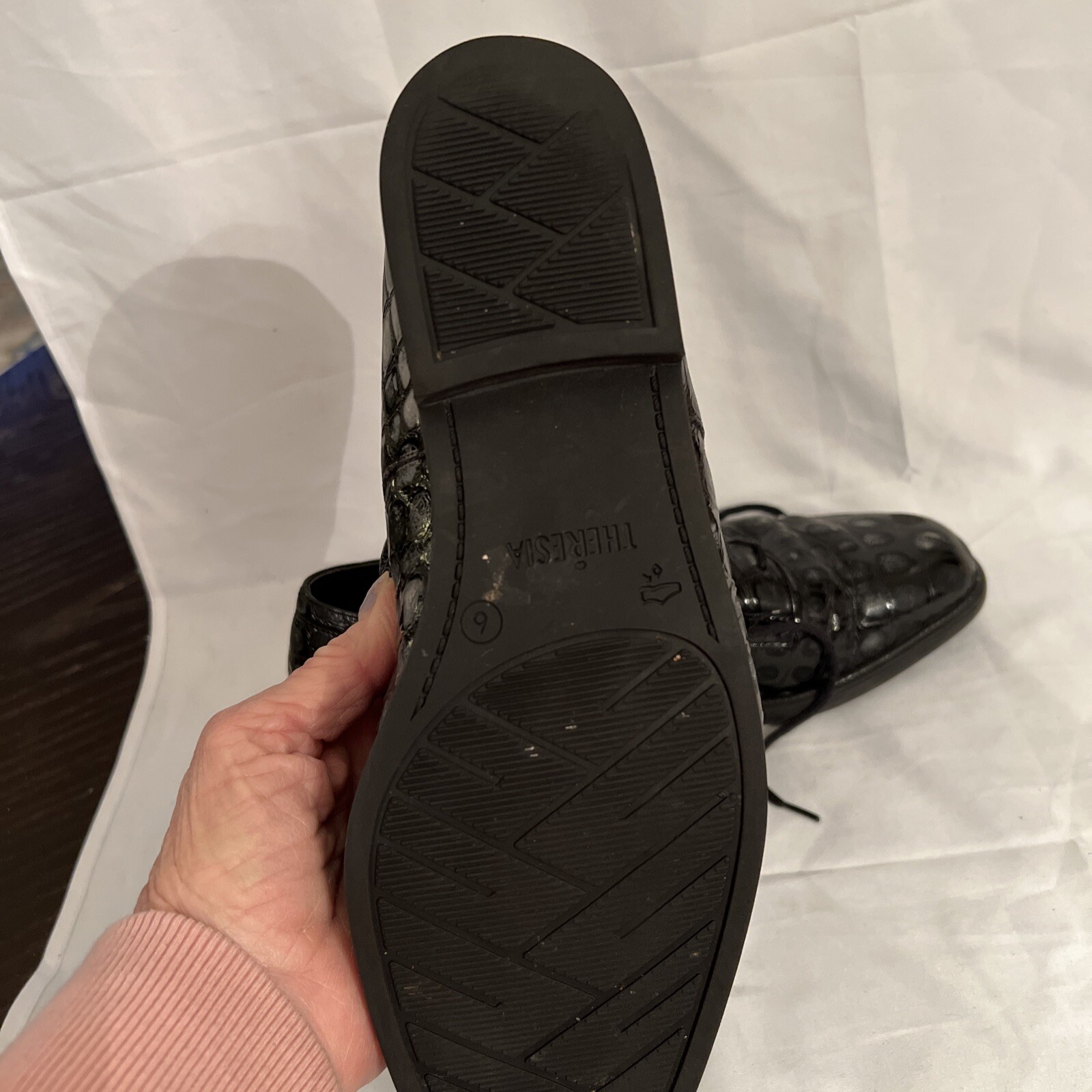 Celeste by Theresia Made In Germany Size Helga 6M Black Women Shoes