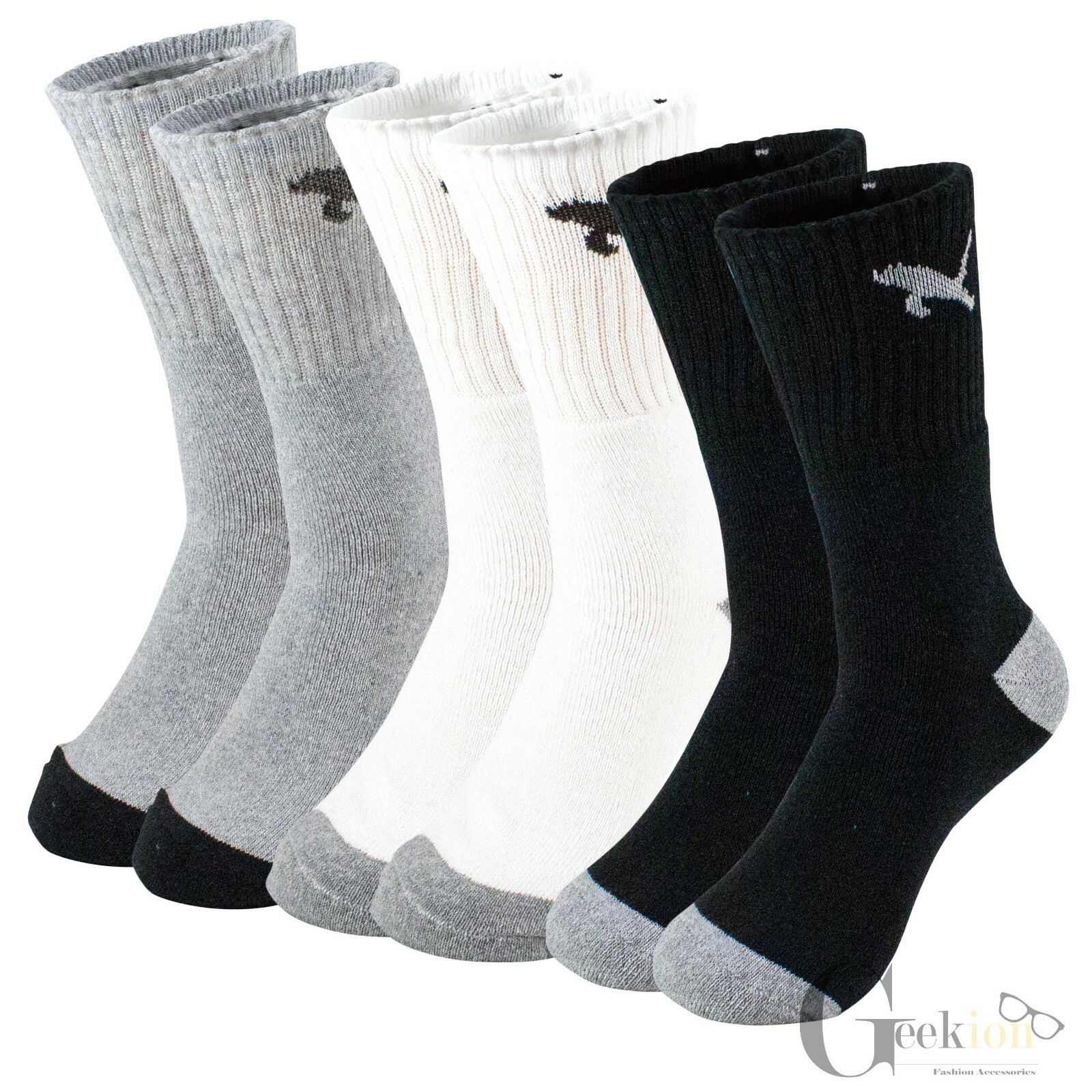 3-12 Pairs Mens Athletic Sports Cotton Comfort Work Crew Socks Size 9-11 10-13