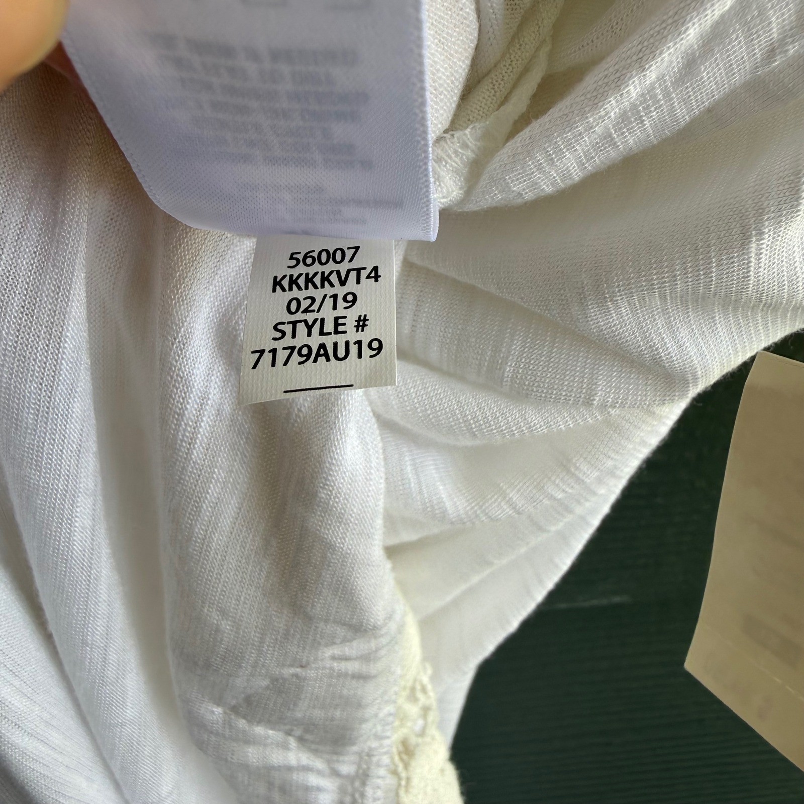 AEROPOSTALE Soft & Sexy Rayon Crochet Trim Racerback Tank Top XL White