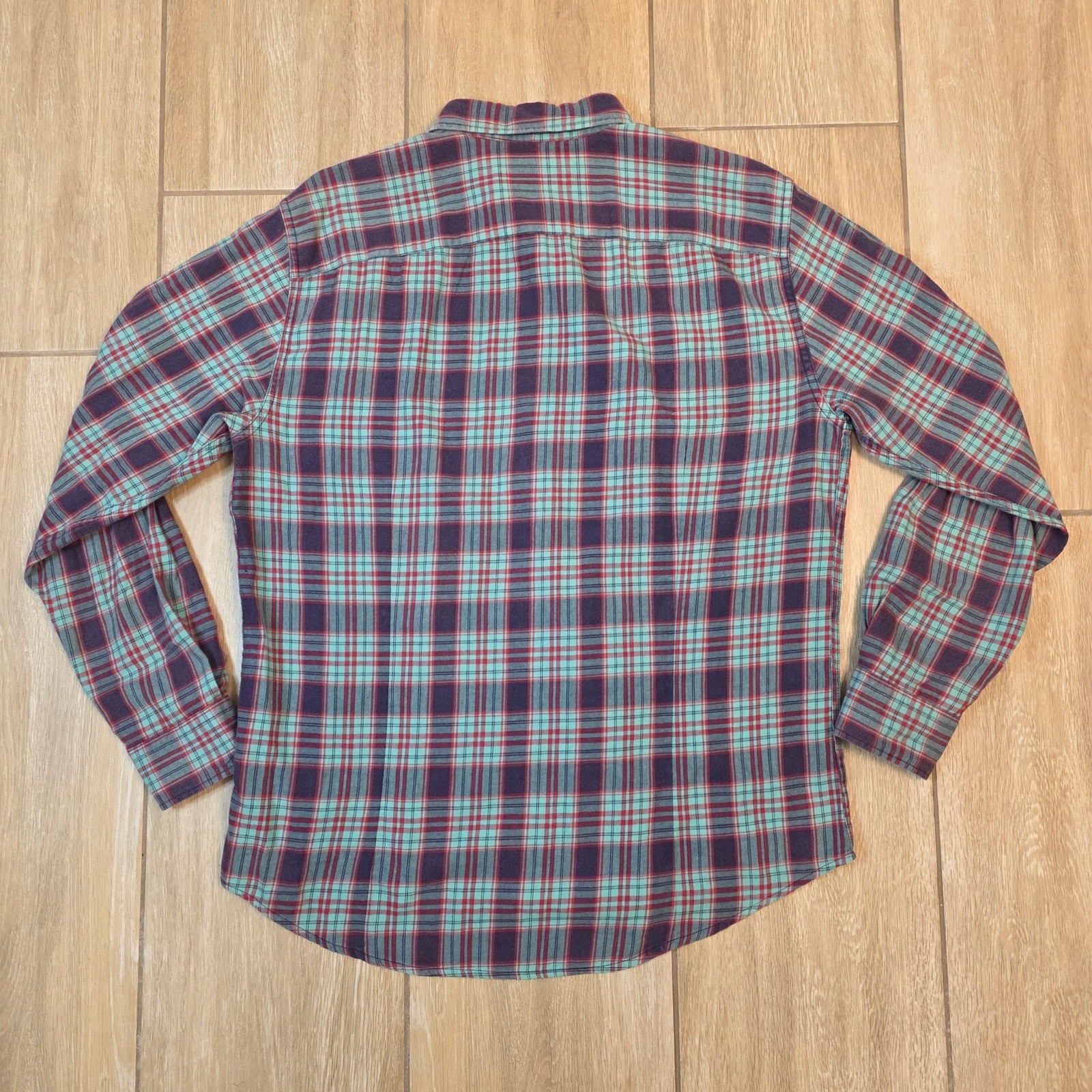 The Normal Brand Plaid Button Down Shirt Men’s Medium Cotton Flannel Casual