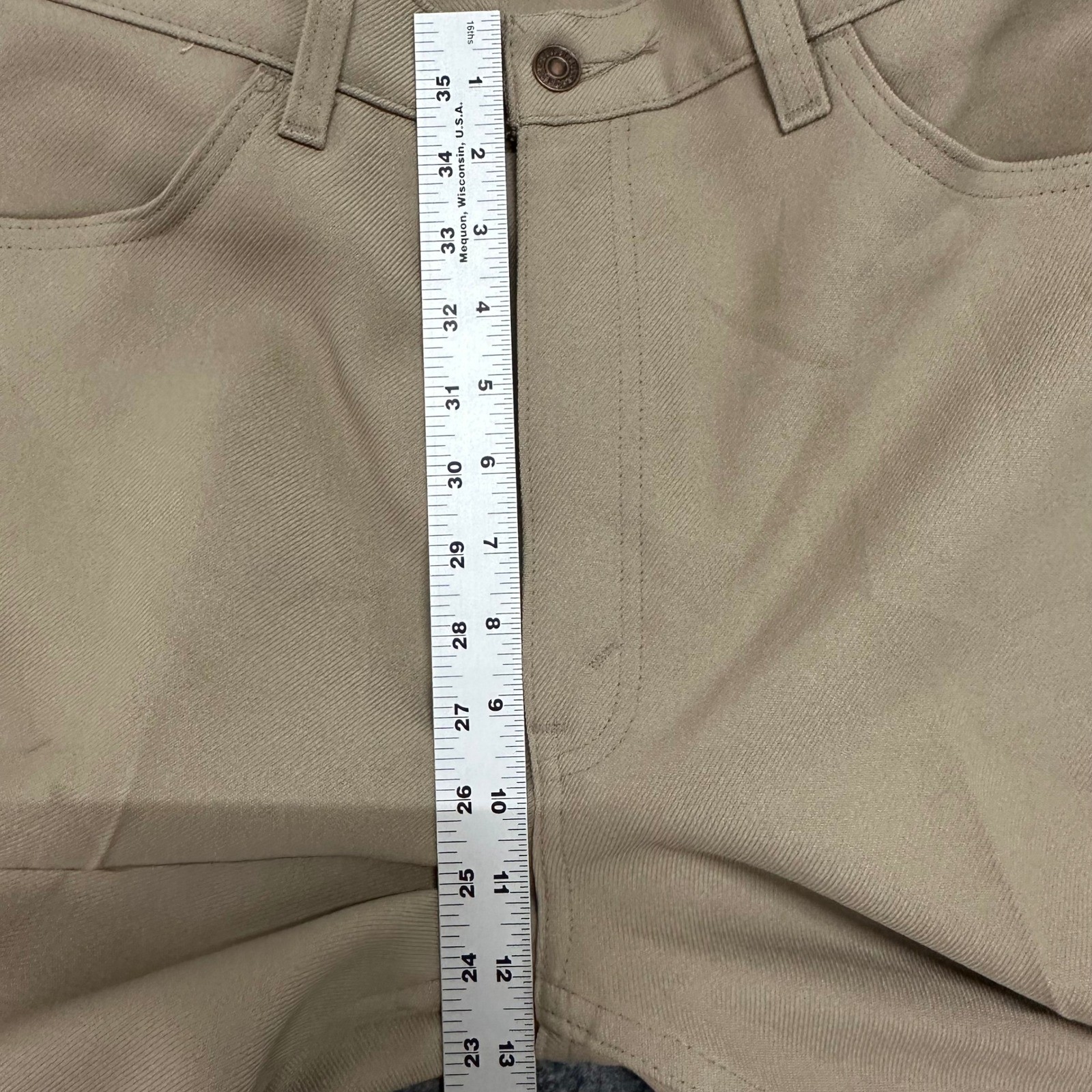 Levi’s Action Slacks Pants Mens Size 38×32 Beige Tan Straight Leg Casual