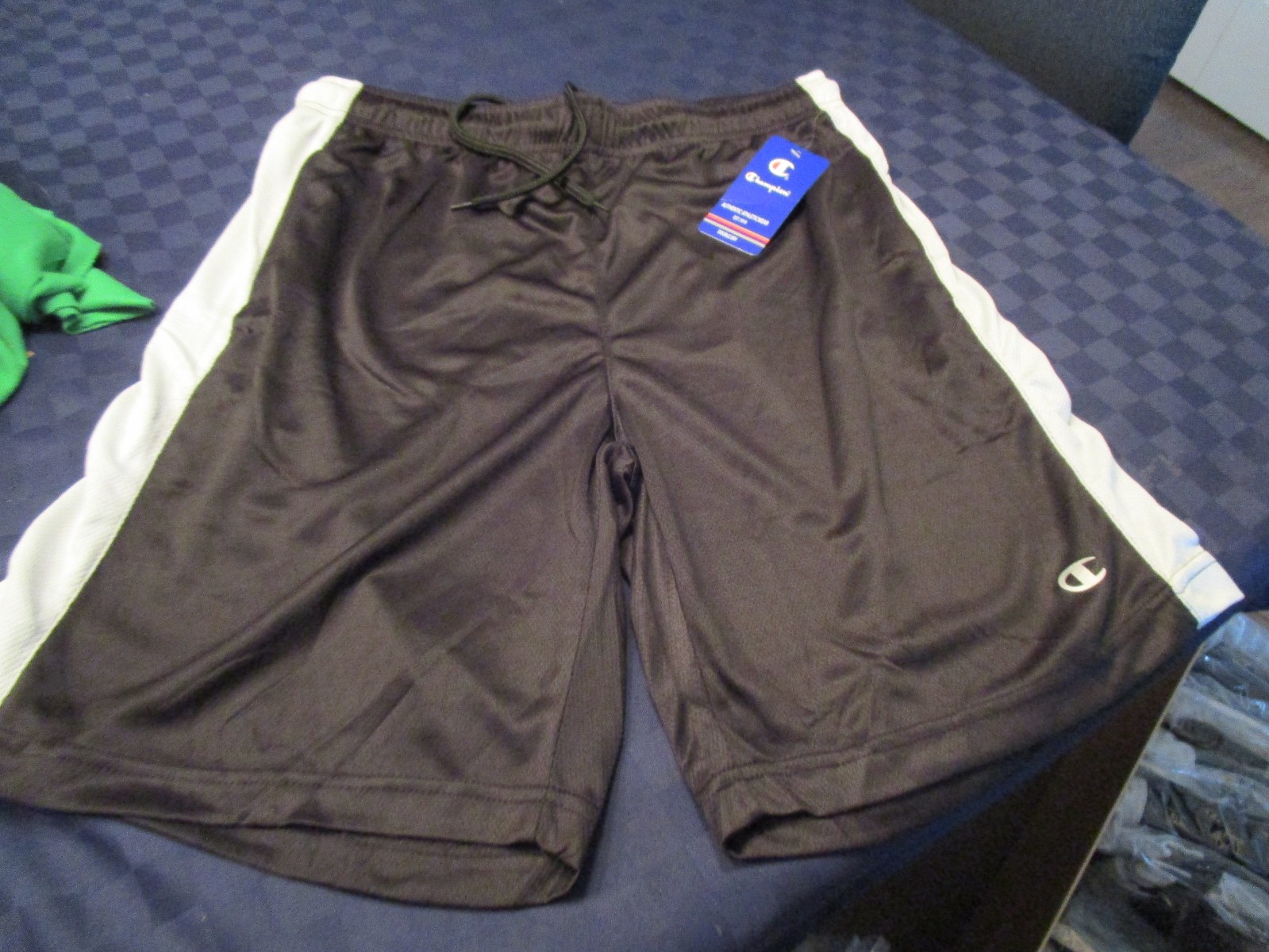 Nwt Champion Gym Basketball Activewear Shorts W/Pockets BLACK LG