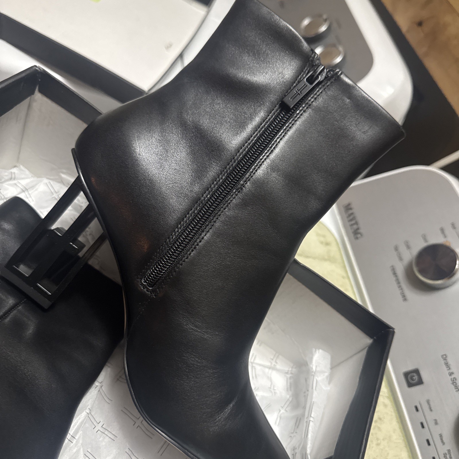 Liverpool Los Angeles Womens Claremont Black Ankle Boots 8.5 Medium (B,M) 5854