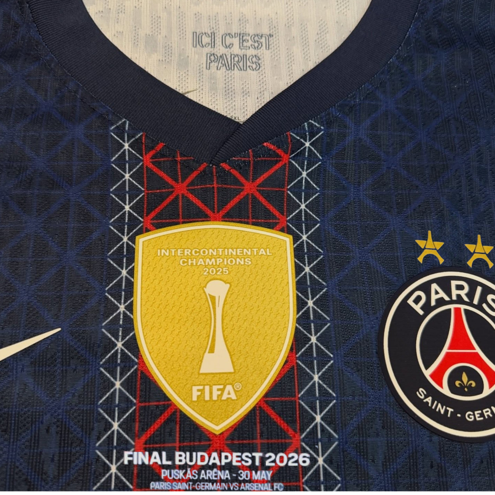 PSG 2026 UCL Final Winners Jersey Professional Player Version
