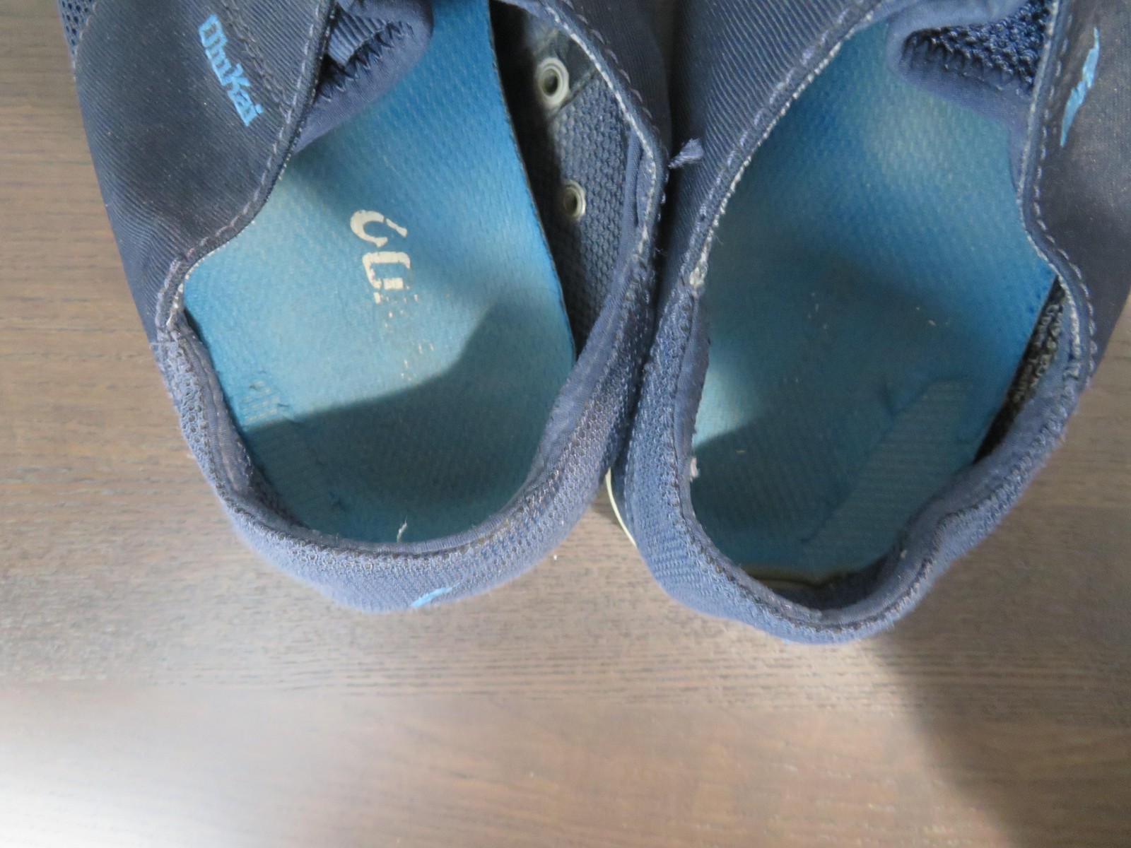 OluKai Nohea Moku Shoes Mens Size 9.5 Blue Mesh Boat Sneaker Casual 10283-TFTT