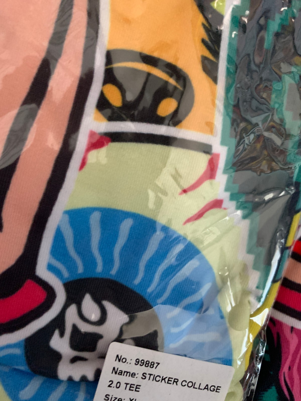 Memorial Weekend Sale – MISHKA Sticker Collage shirt Brand New size XL