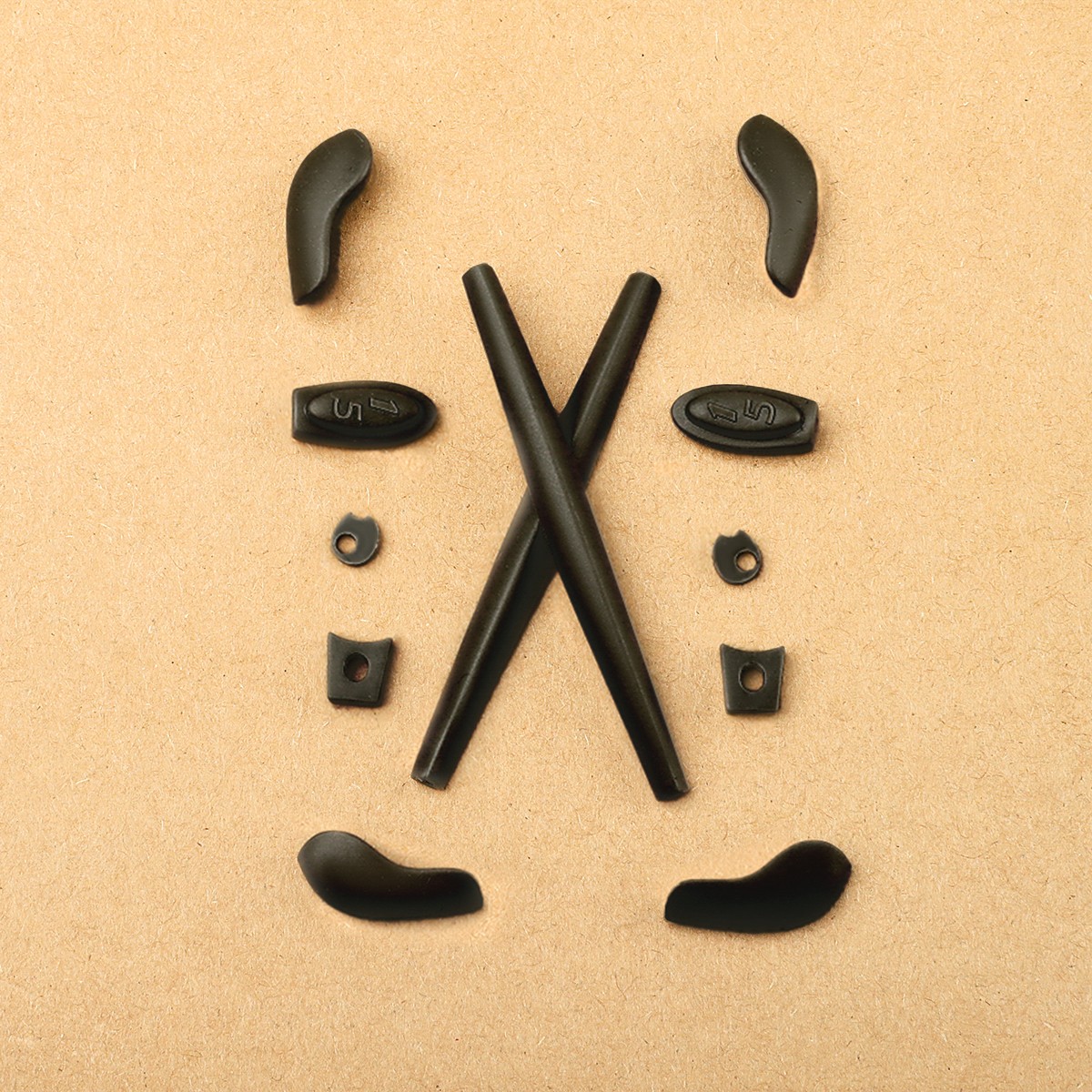 Replacement Rubber Kit Earsocks Nose Pads With Pin Rivet for Oakley Juliet