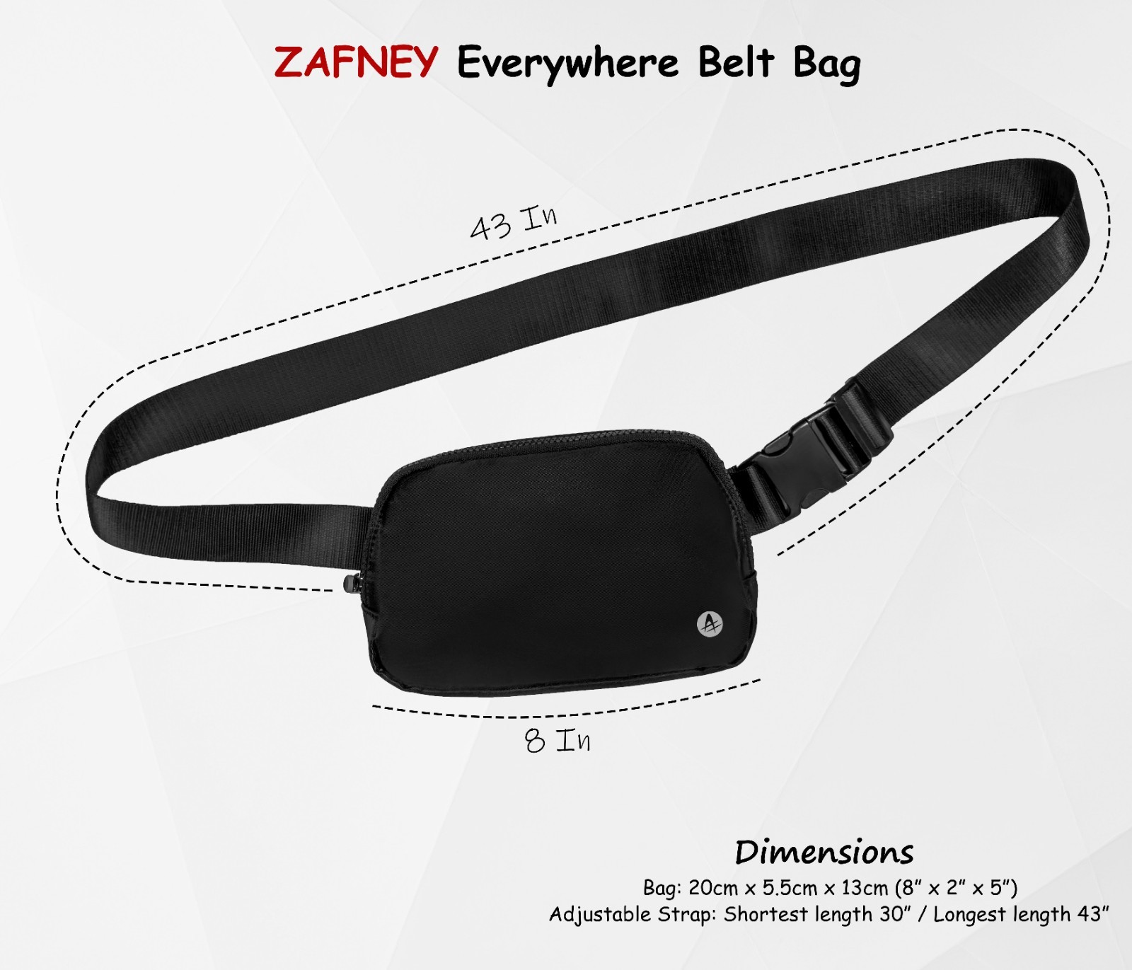 Everywhere Belt Bag Fanny Pack Adjustable Fashion Crossbody Waist Bag