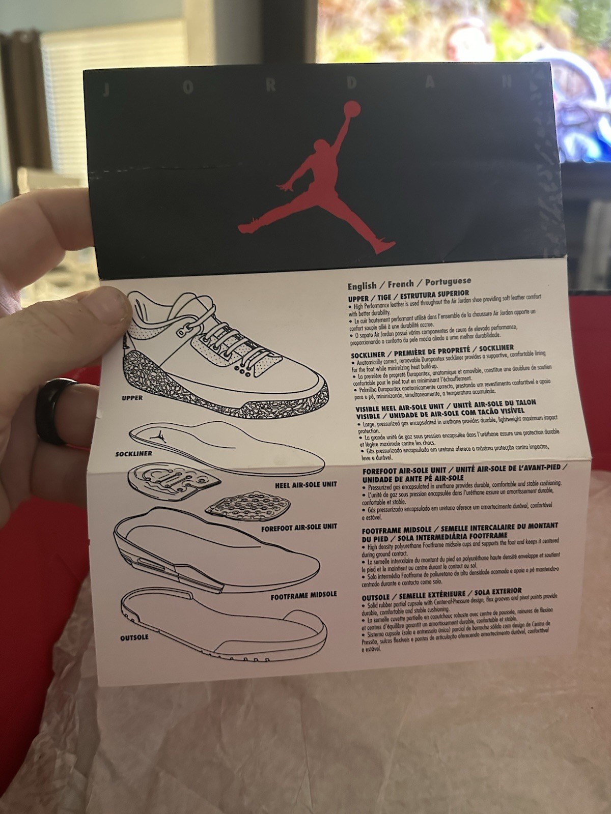 Jordan Air Jordan 3 Retro Fear Pack 2013 Black Gray Orange 626967-040