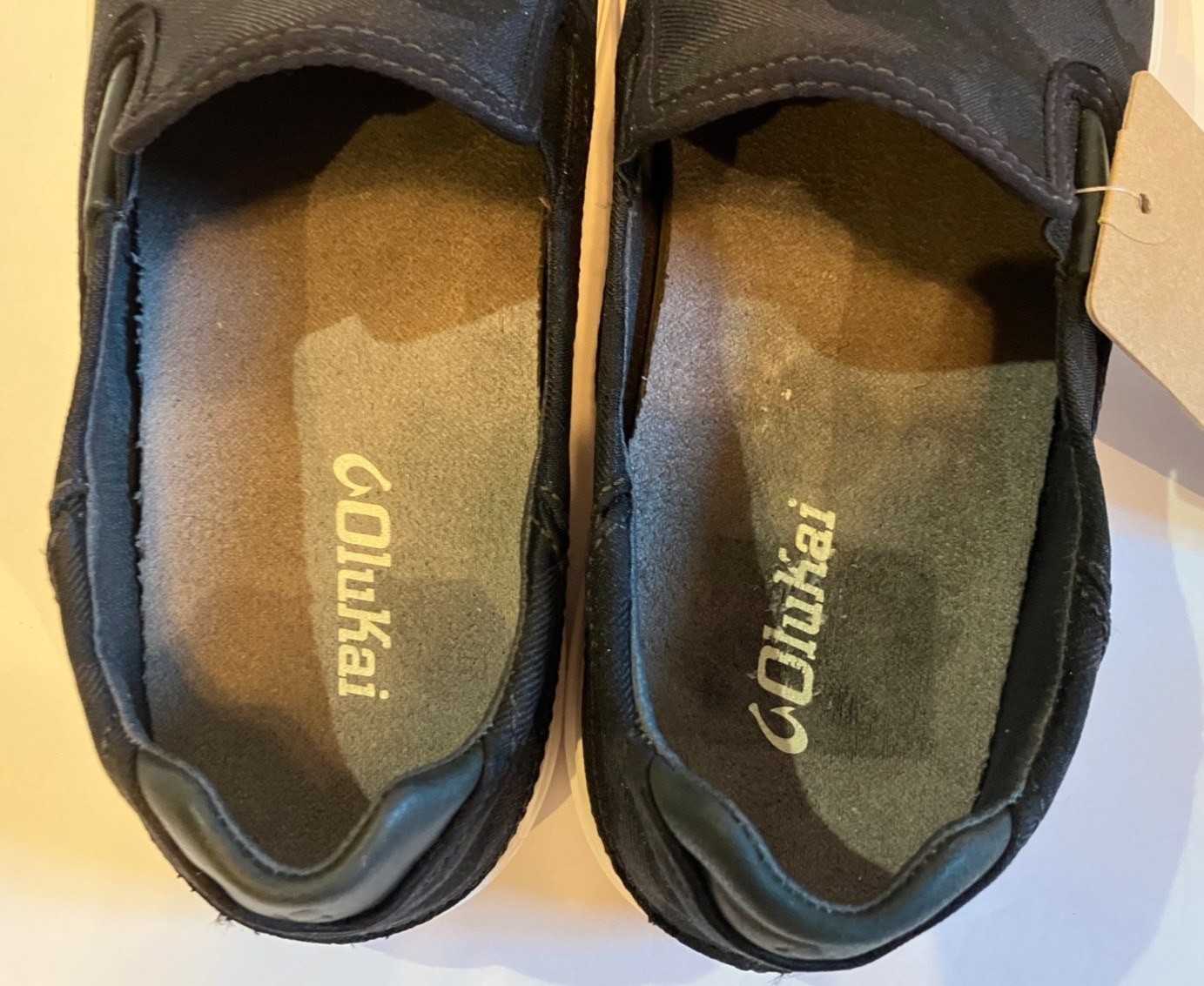 OluKai Lae’Ahi Pa’i Slip On Shoes Lava Rock Black Camo 10444-LRKE Men’s 9.5 NWT