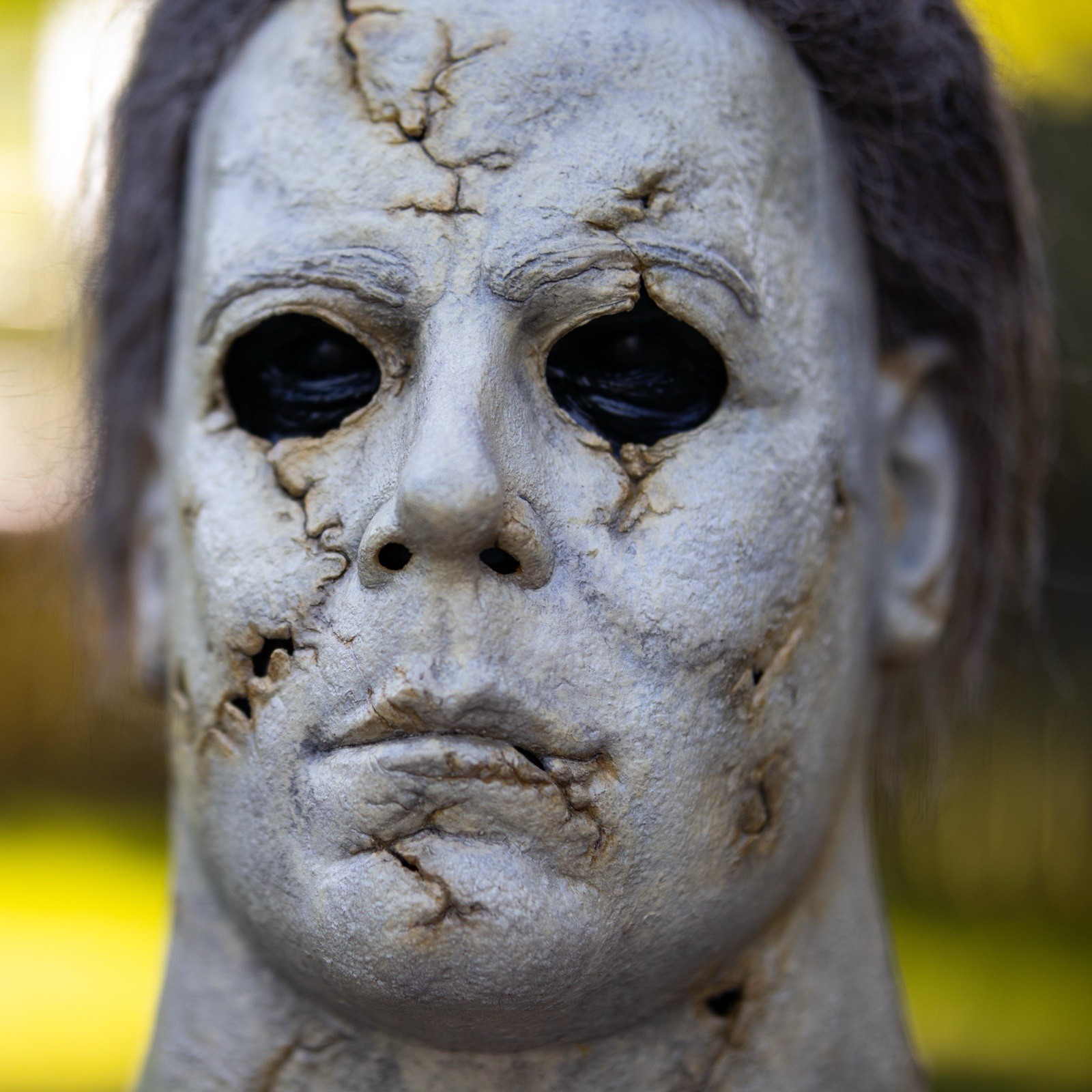 Dela Torre Gen 3 Buried Rob zombie Michael Myers mask with black inner shell