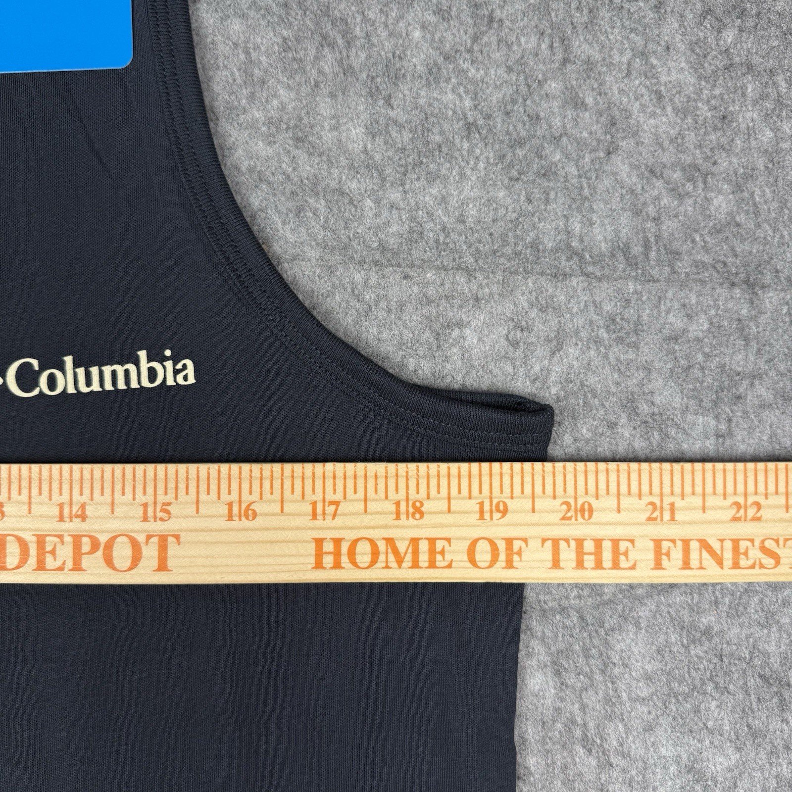 Columbia NWT Navy Blue Mens M Graphic Logo Sleeveless Tank Top T Shirt Gym