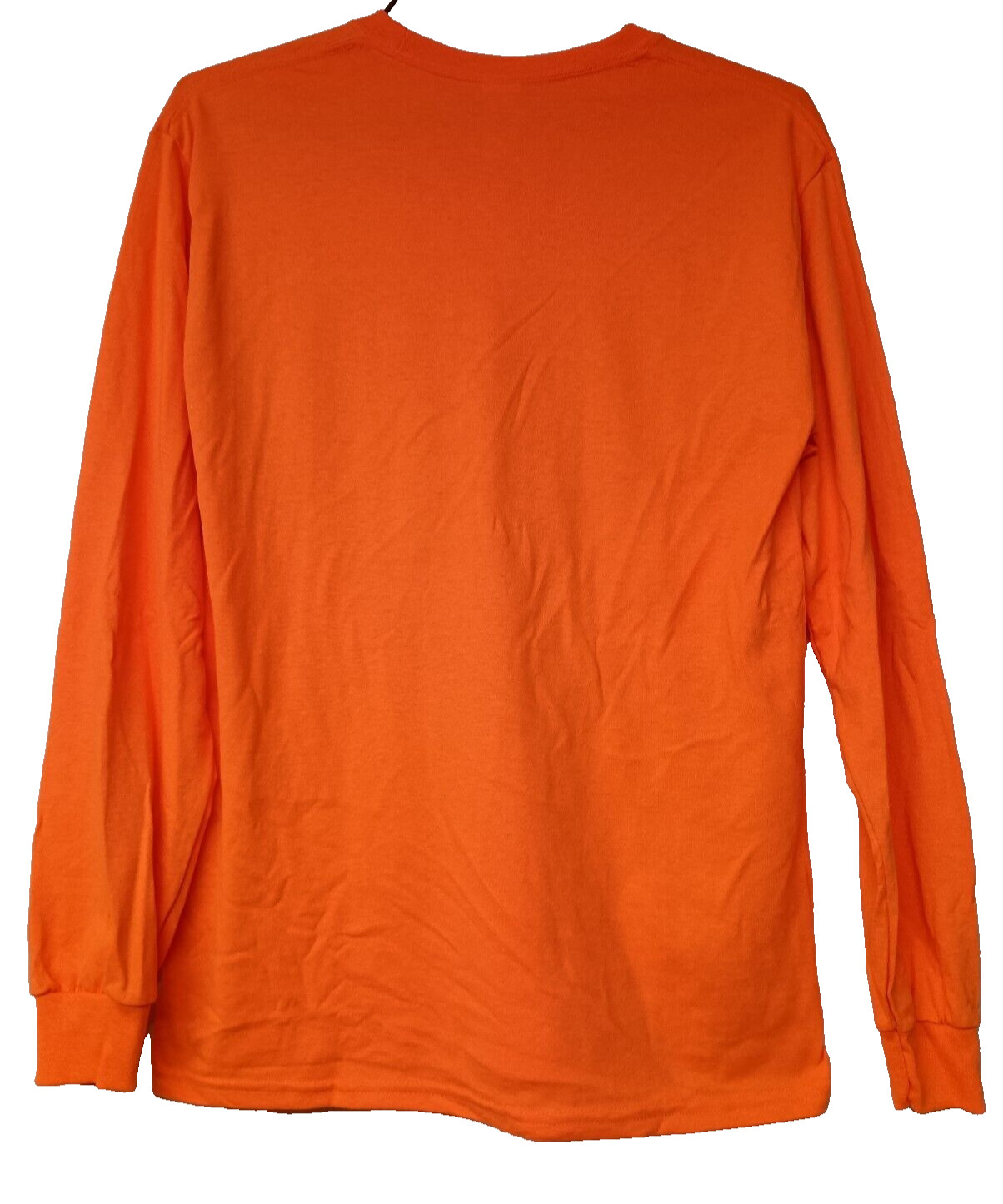 Gildan Ultra Cotton Safety Orange Long Sleeve T Shirt Men’s Medium New