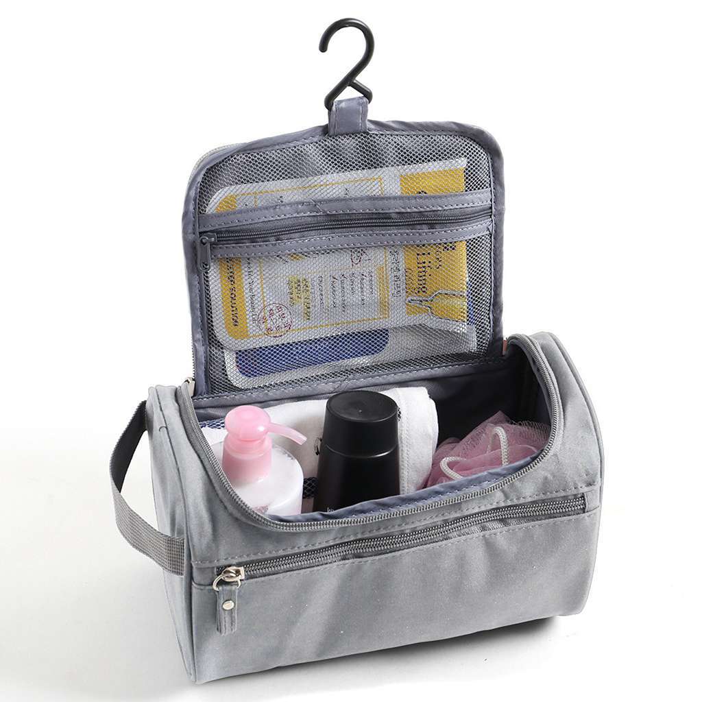 Men Women Travel Toiletry Bag Wash Kit Cosmetics Shaving Makeup Case Organizer