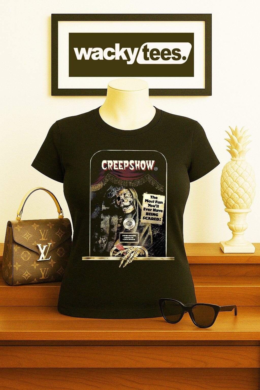Creepshow The Most Fun You’ll Ever Have Horror Terror Graphic Tee Shirt
