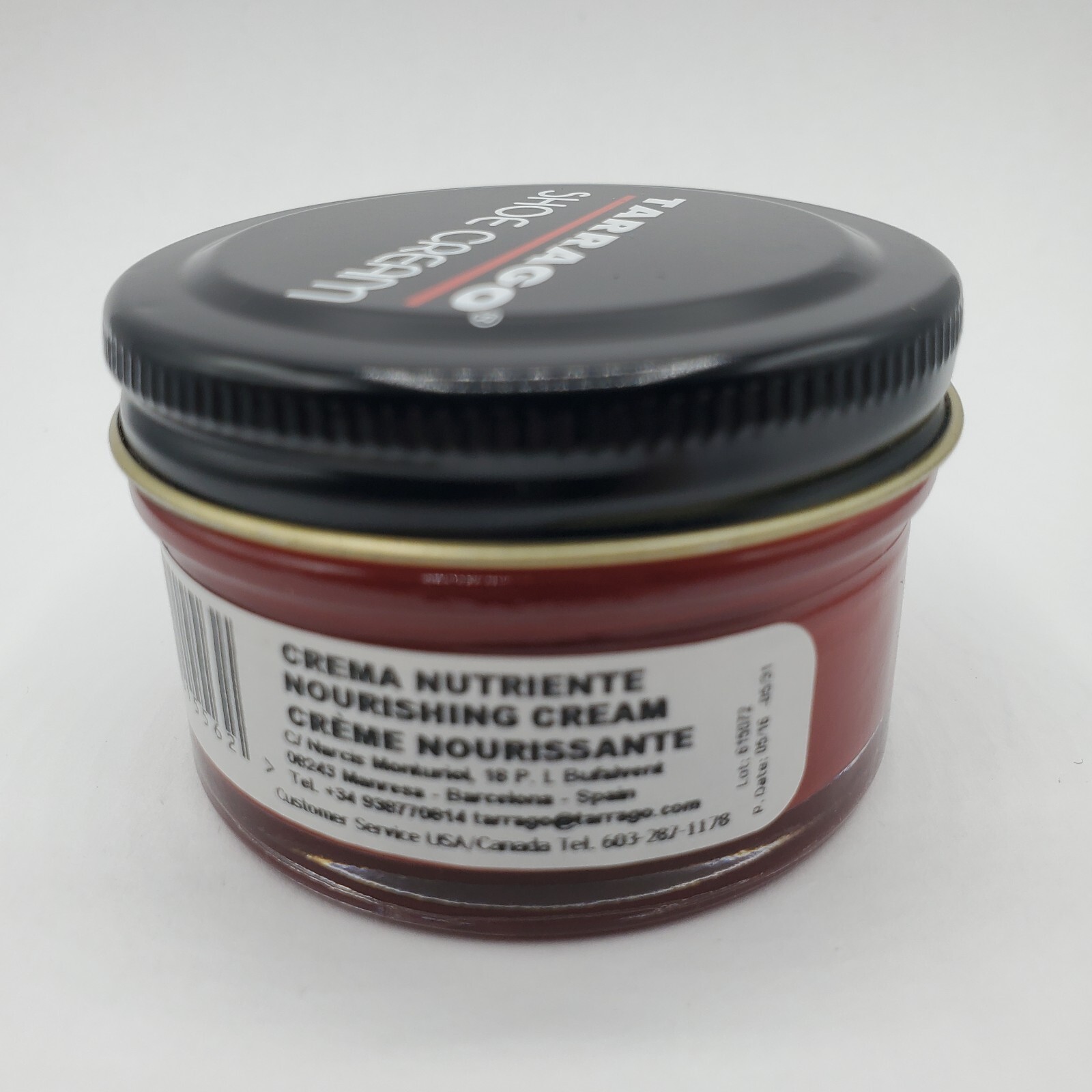 Tarrago Shoe Polish # 56 Morellocherry Cream Leather Protector 1.78 oz. 50ml