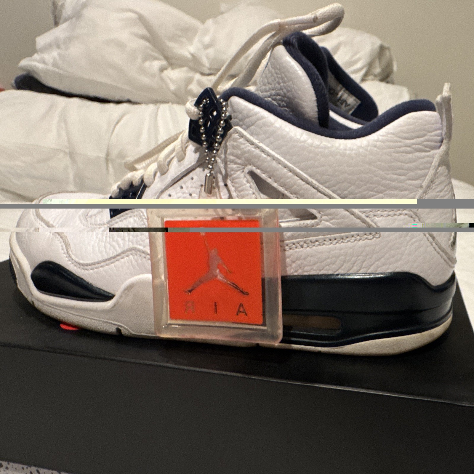 Jordan Air Jordan 4 Retro LS Columbia White/Midnight Navy/Legend Blue 314254-107