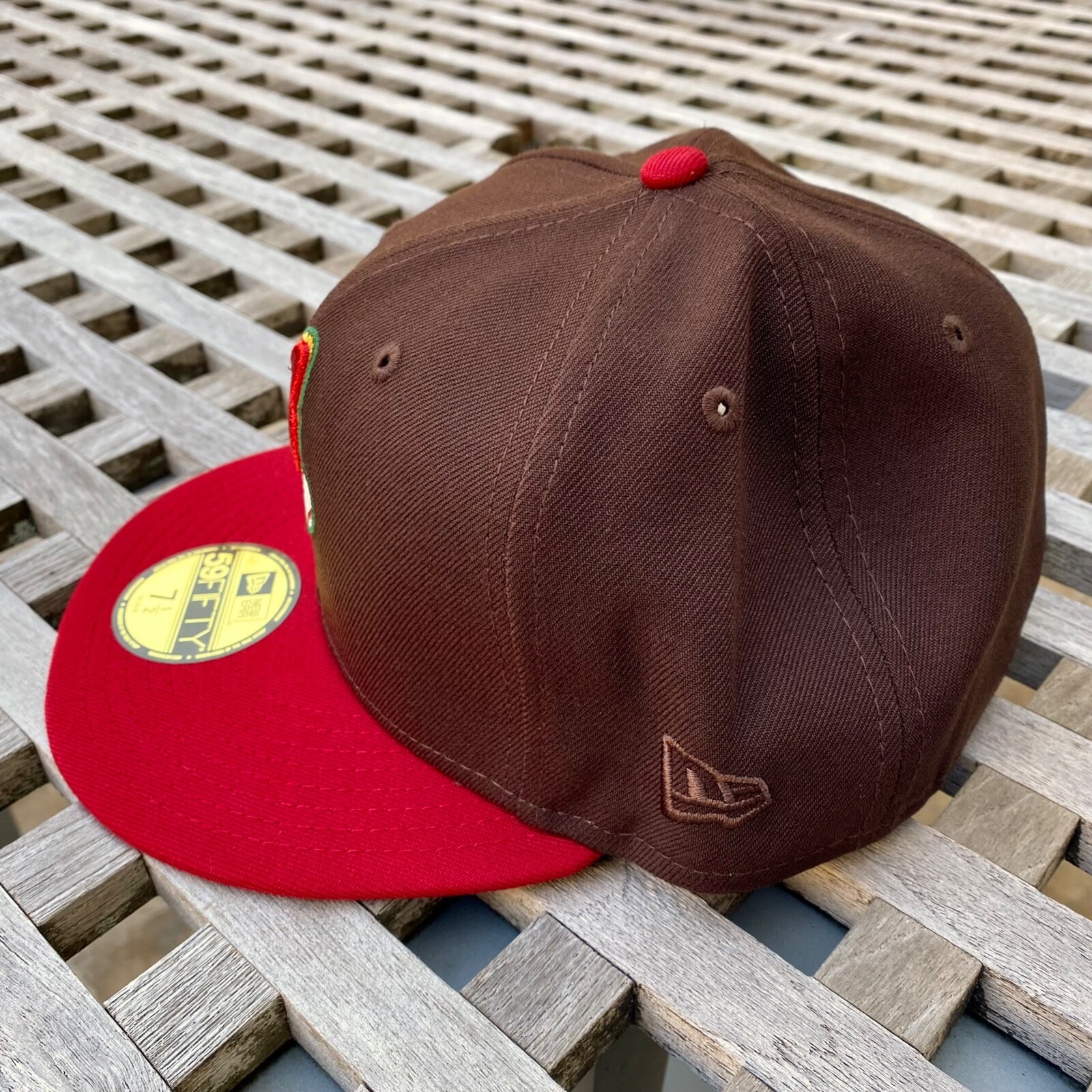 Buffalo Bisons Alt Logo Sliding Patch New Era 59FIFTY 2 Tone Topperz Hat 7 1/2