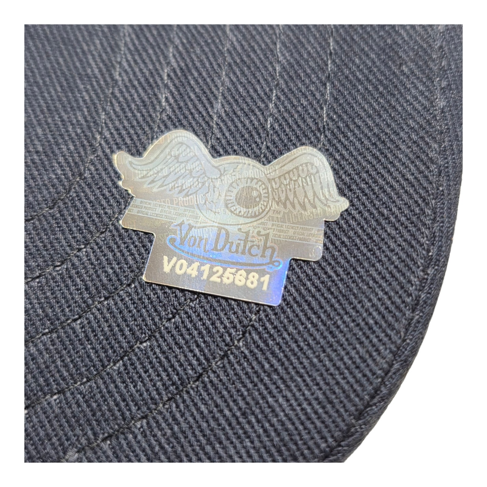 Von Dutch Blue Patch Trucker Hat Mesh Snapback Cap NWT