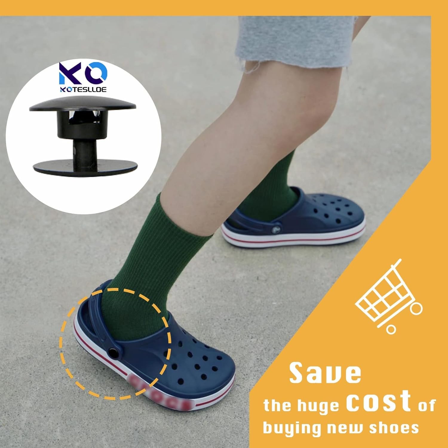 8 Sets Crocs Replacement Rivets Parts for Crocs