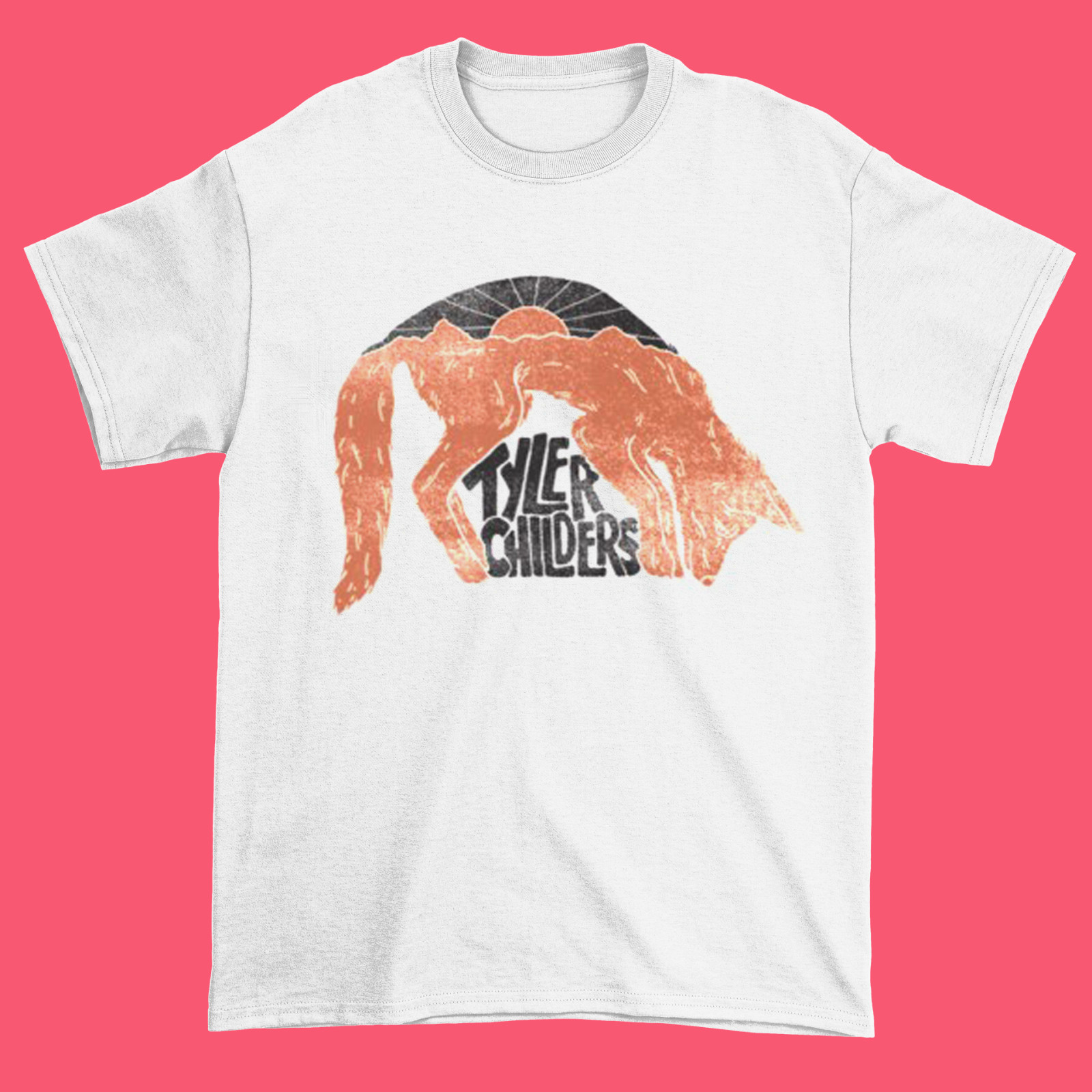 Tyler Childers Fox Short Sleeve Cotton White S-234XL T-shirt