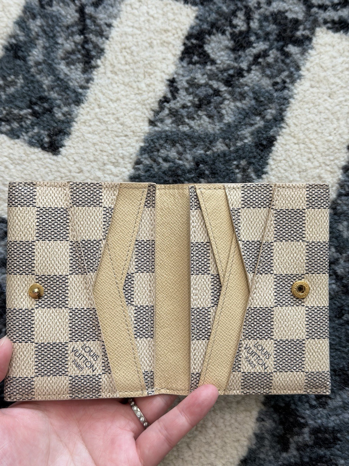 Louis Vuitton Damier Azur Portfolio compact Wallet
