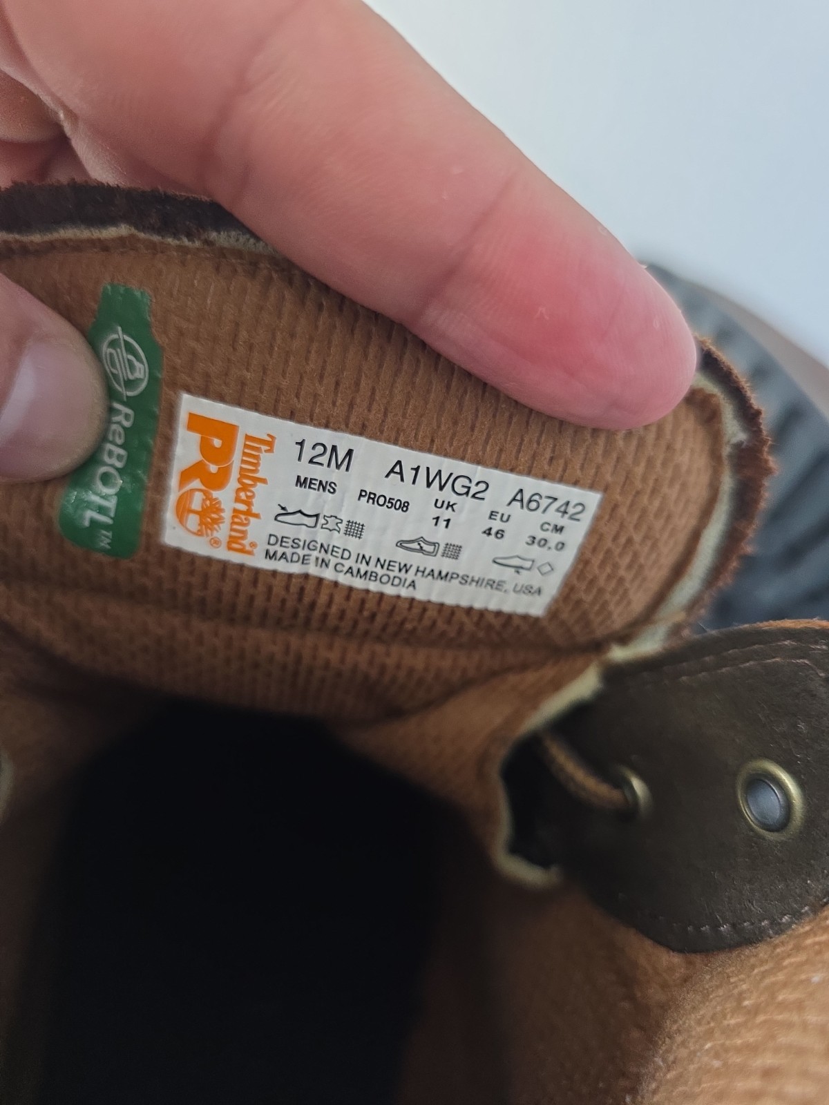 Timberland Pro Men’s Gritstone 6″ Work Boot Size 12 Used