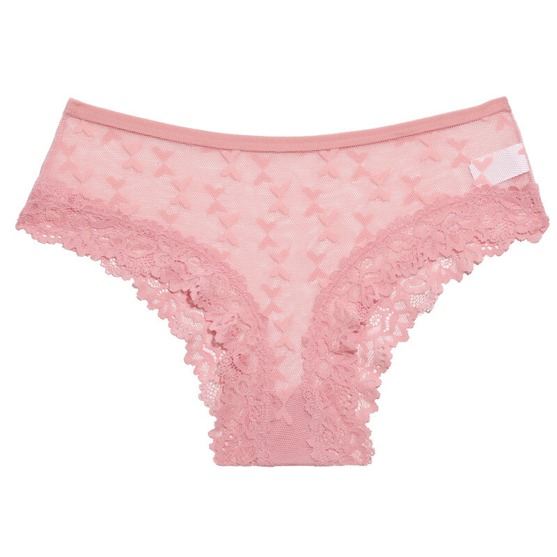 Pack Of 4 Sexy Womens See Through Sheer Panties Brief Lingeries Ladies Underwear