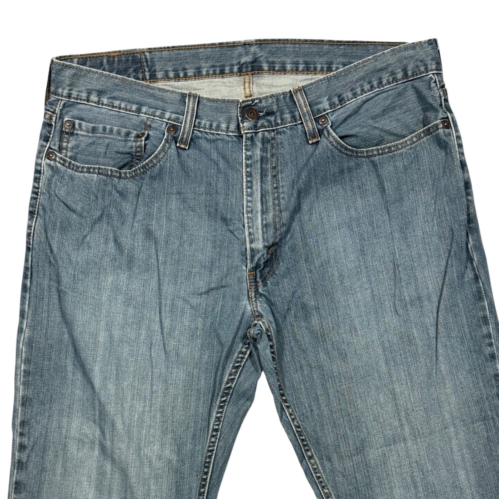 Levi’s 559 Blue Straight Leg Relaxed Fit Zip Fly Men’s Jeans Size 36W 32L